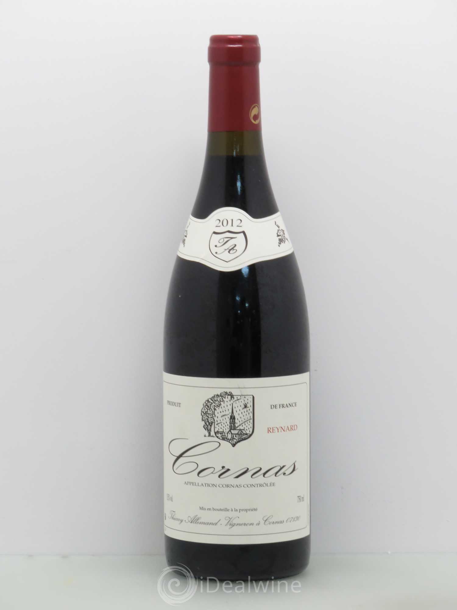 Cornas Reynard Thierry Allemand (sans prix de réserve) 2012 - Lot de 1 bouteille - 0