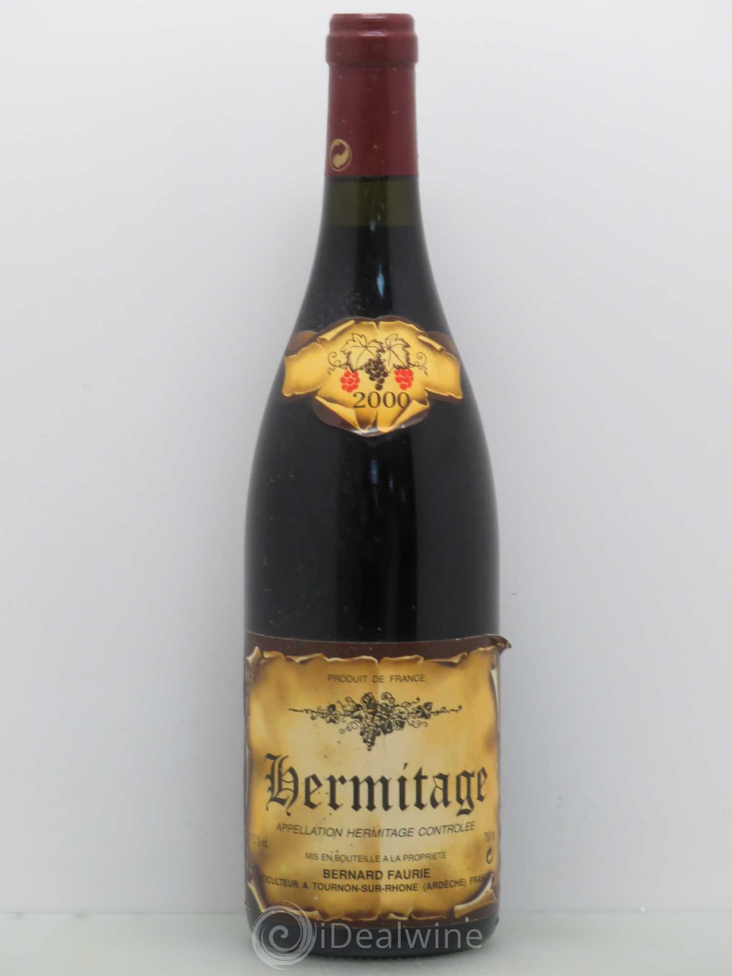 Hermitage B. Faurie (sans prix de réserve) 2000 - Posten von 1 Flasche - 0