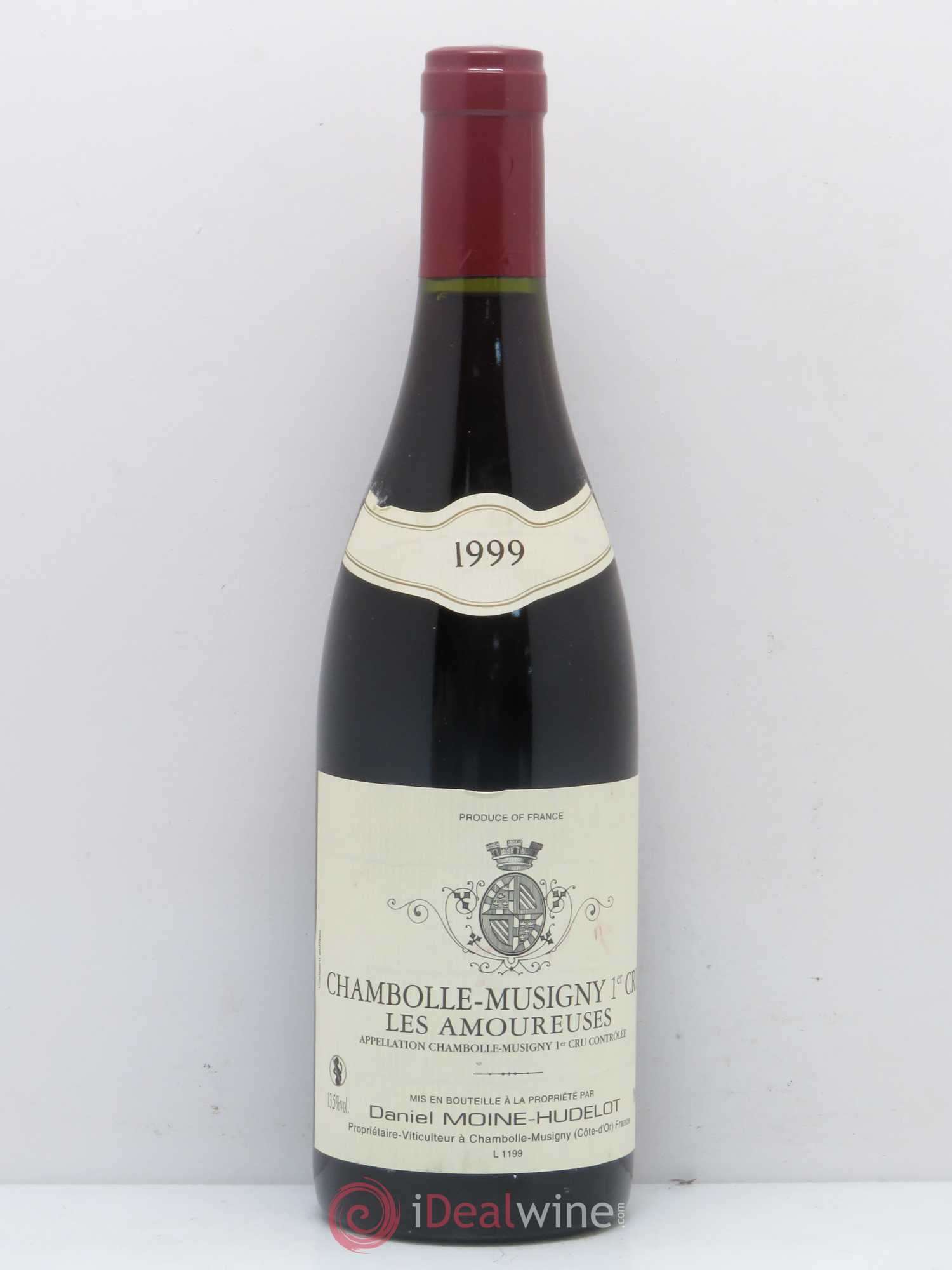 Chambolle-Musigny 1er Cru Les Amoureuses Moine-Hudelot (Domaine) 1999 - Lot de 1 bouteille - 0