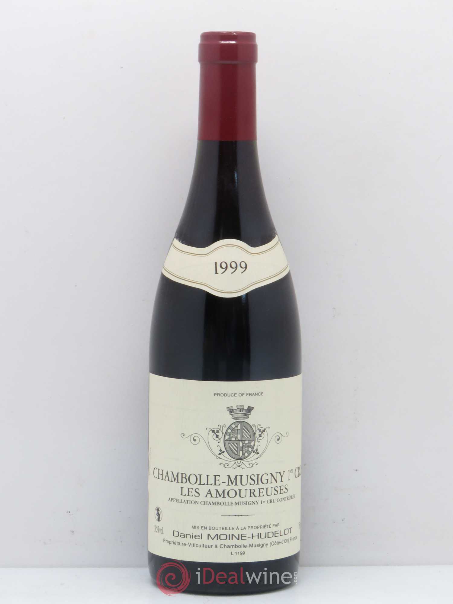 Chambolle-Musigny 1er Cru Les Amoureuses Moine-Hudelot (Domaine) 1999 - Lot de 1 bouteille - 0