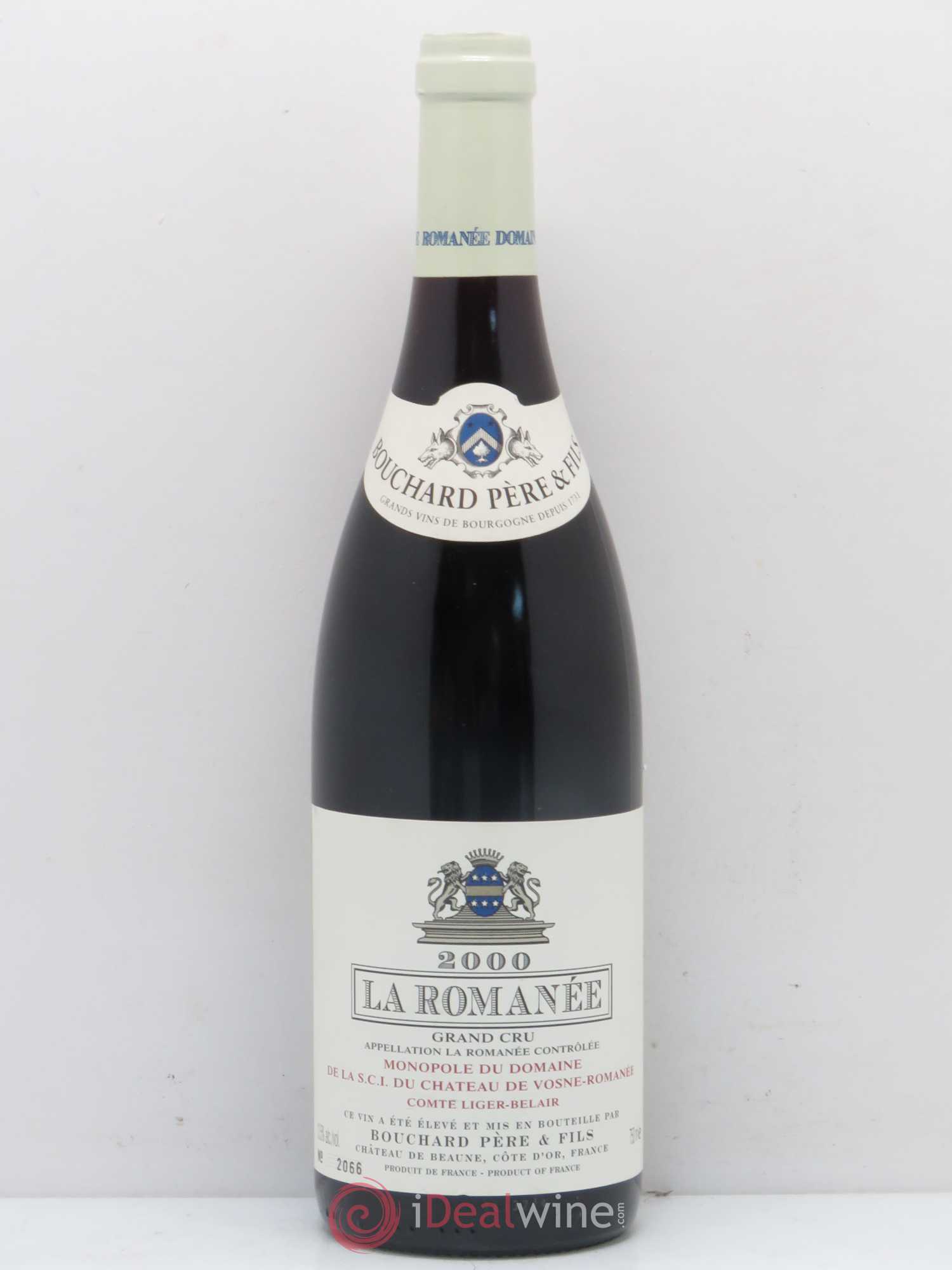 La Romanée Grand Cru Comte Liger-Belair (Domaine du) 2000 - Lot de 1 bouteille - 0