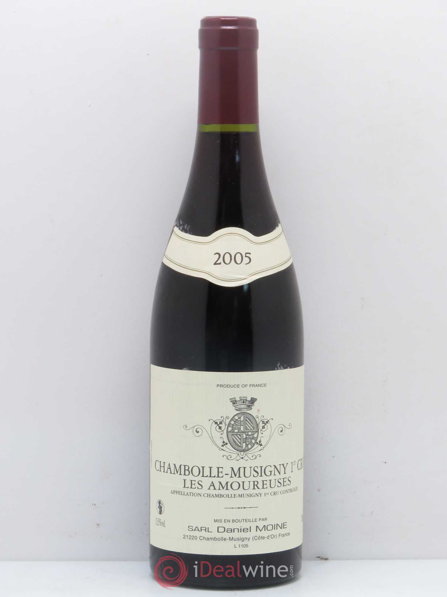 Chambolle-Musigny 1er Cru Les Amoureuses Moine-Hudelot (Domaine) 2005 - Lot de 1 bouteille - 0