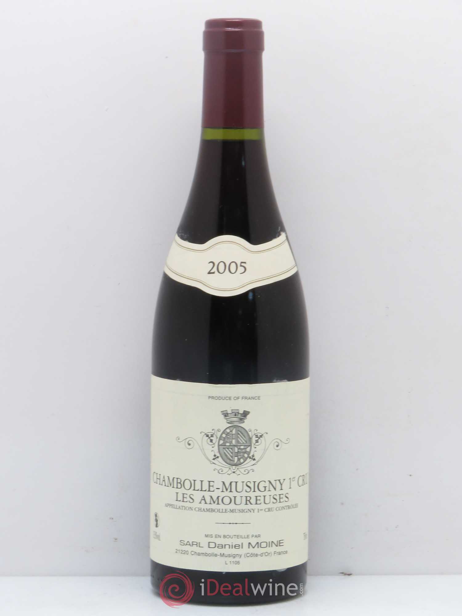 Chambolle-Musigny 1er Cru Les Amoureuses Moine-Hudelot (Domaine) 2005 - Lot de 1 bouteille - 0