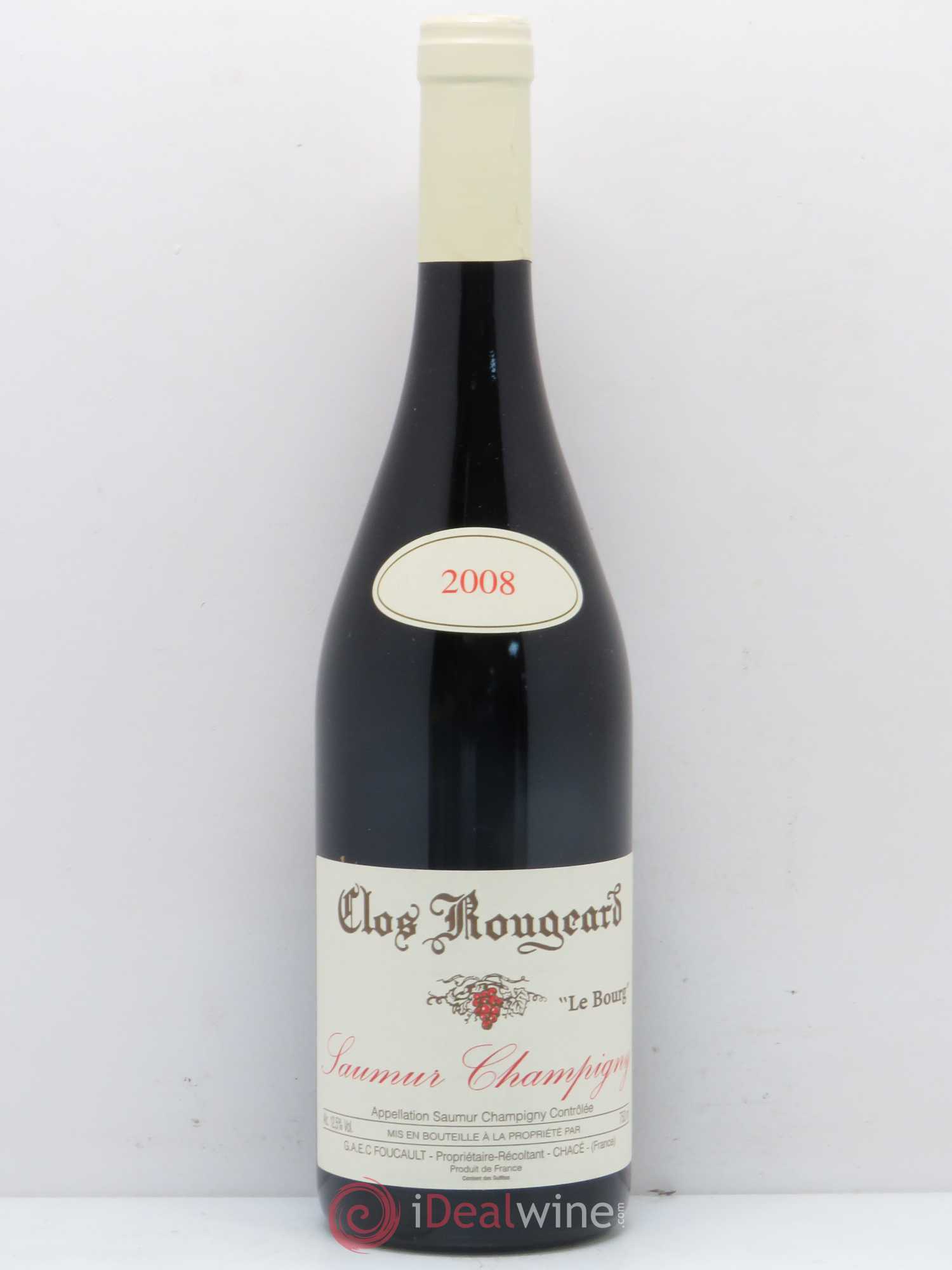 Saumur-Champigny Le Bourg Clos Rougeard (sans prix de réserve) 2008 - Lot de 1 bouteille - 0
