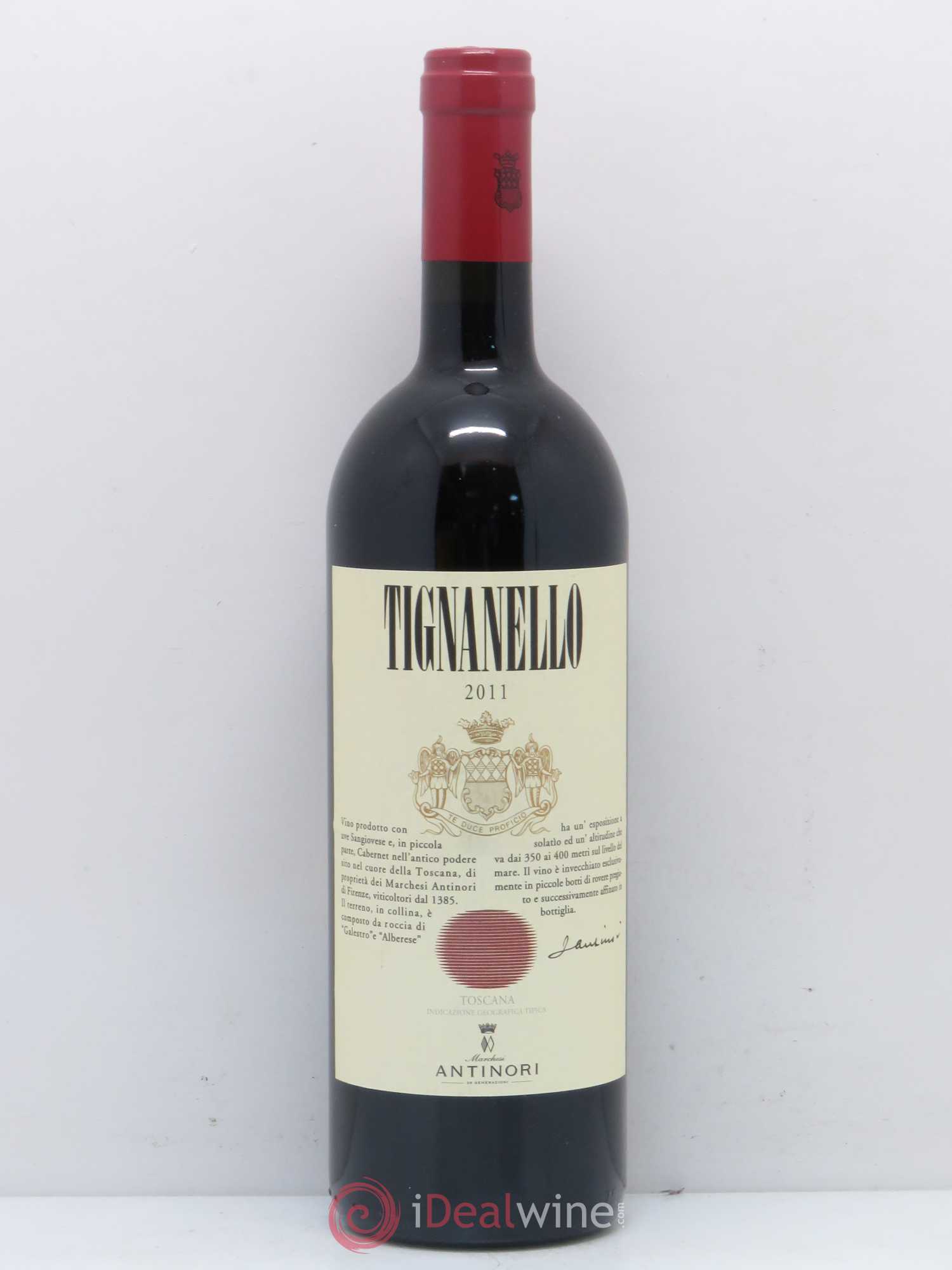 Toscana IGT Tignanello Tenuta Tignanello - Marchesi Antinori 2011 - Lot de 1 bouteille - 0