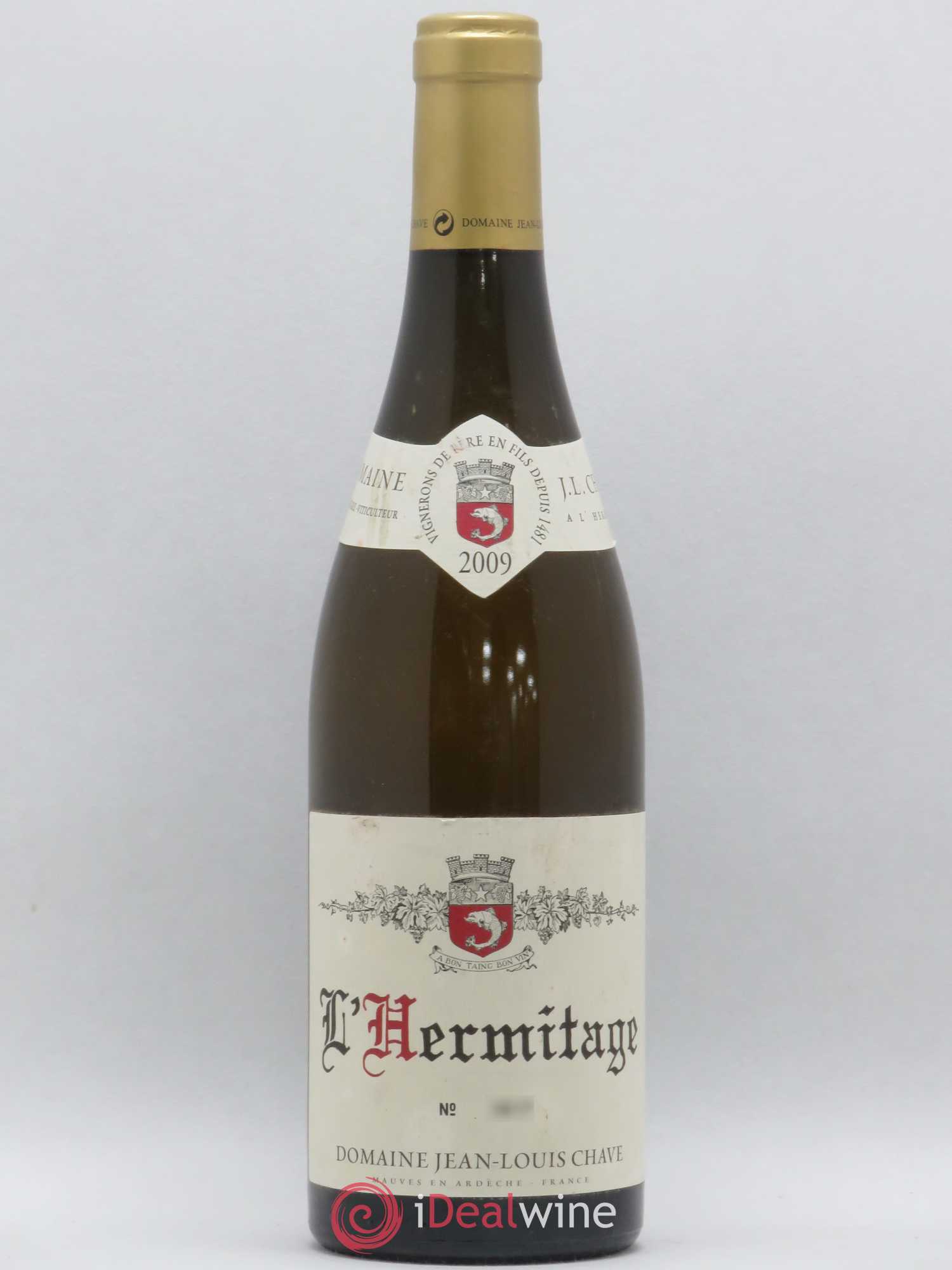 Hermitage Jean-Louis Chave (sans prix de réserve) 2009 - Lot de 1 bouteille - 0