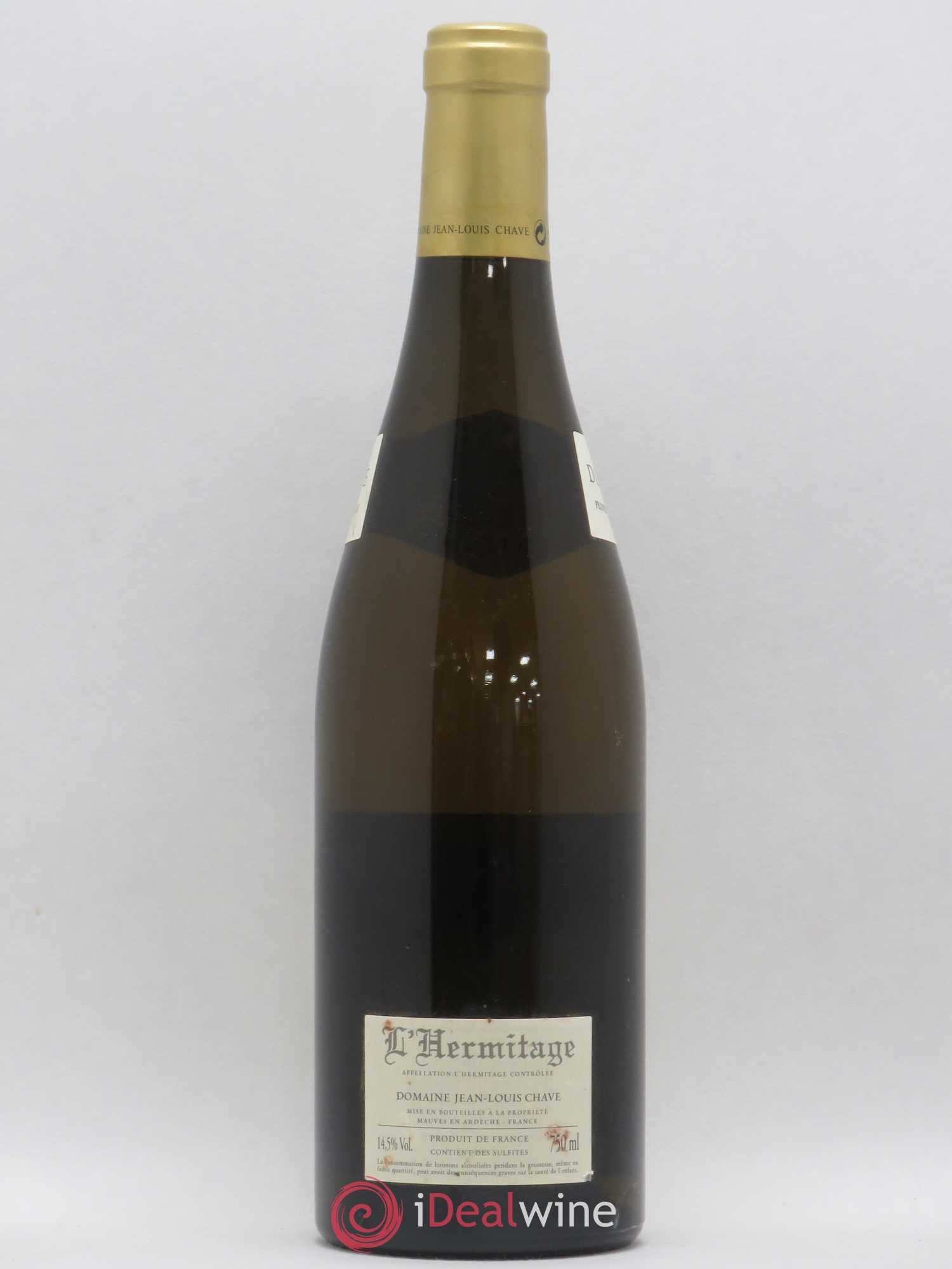 Hermitage Jean-Louis Chave  (sans prix de réserve) 2010 - Lot de 1 bouteille - 1