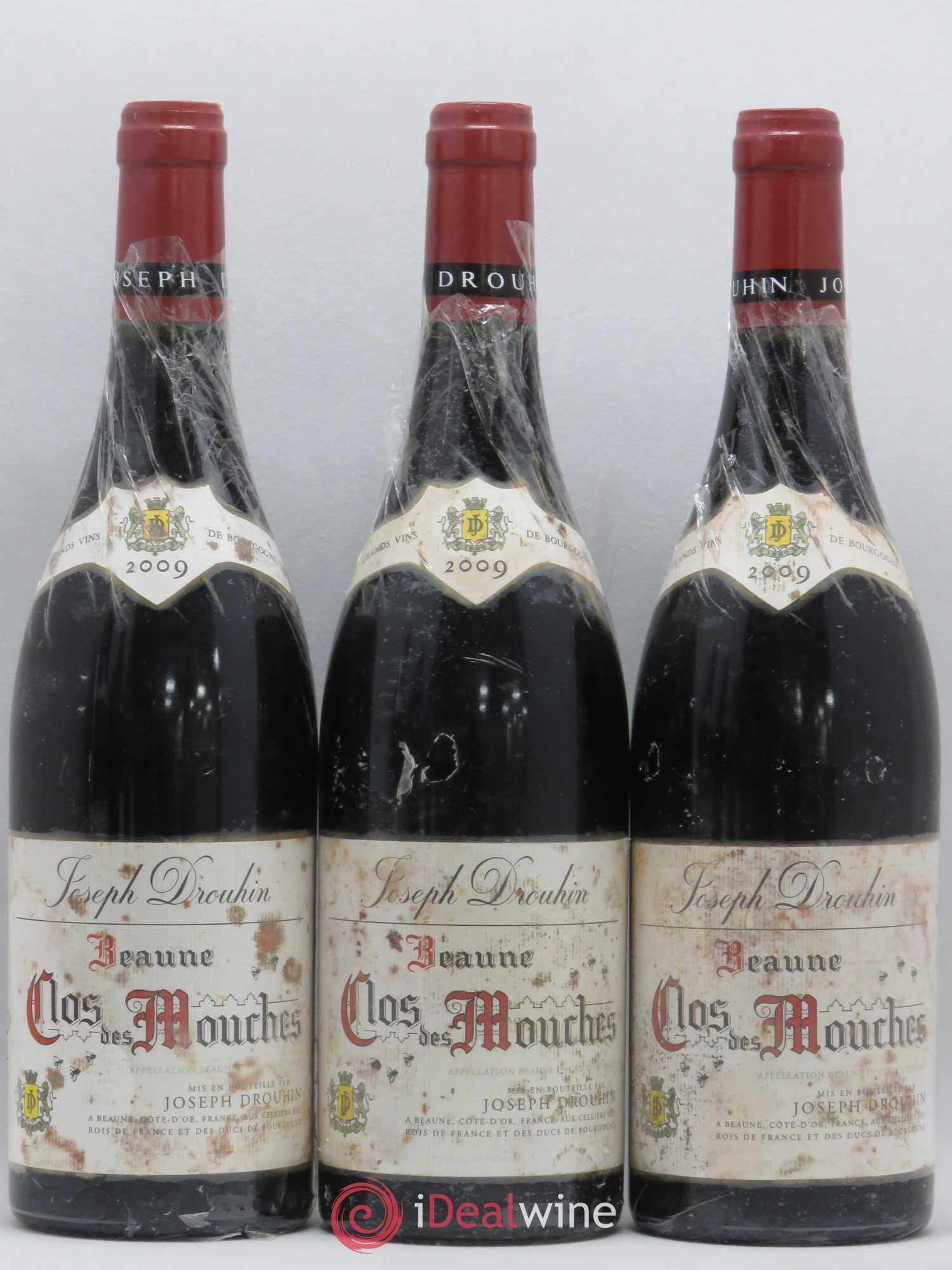 Beaune 1er Cru Clos des Mouches Joseph Drouhin (sans prix de réserve) 2009 - Lot de 3 bouteilles - 0