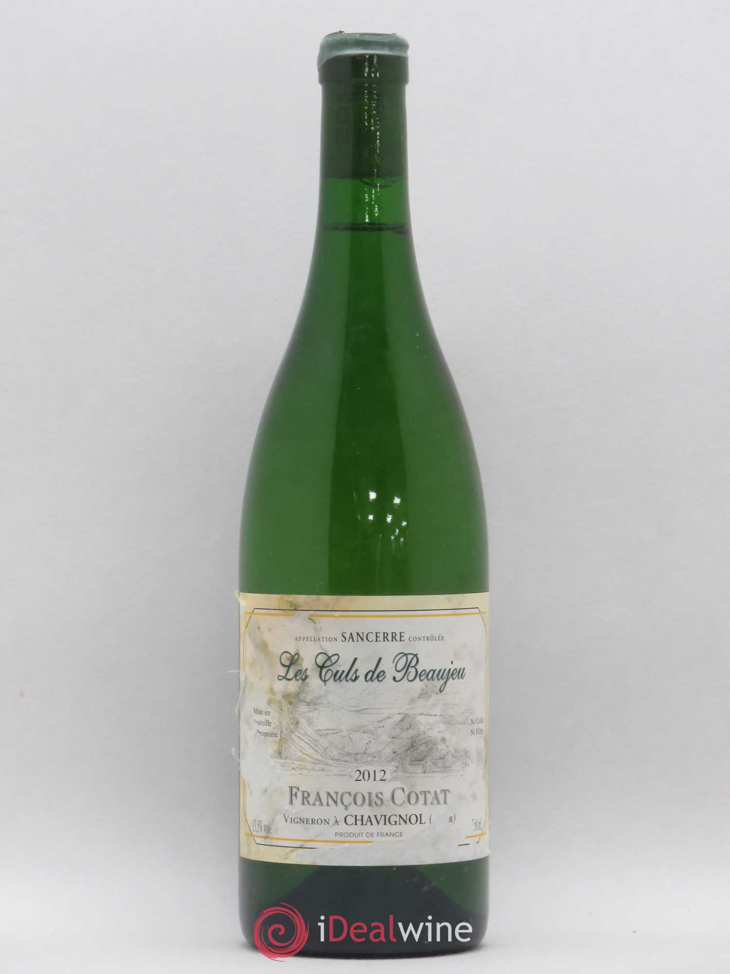 Sancerre Les Culs de Beaujeu François Cotat (sans prix de réserve) 2012 - Lot de 1 bouteille - 0