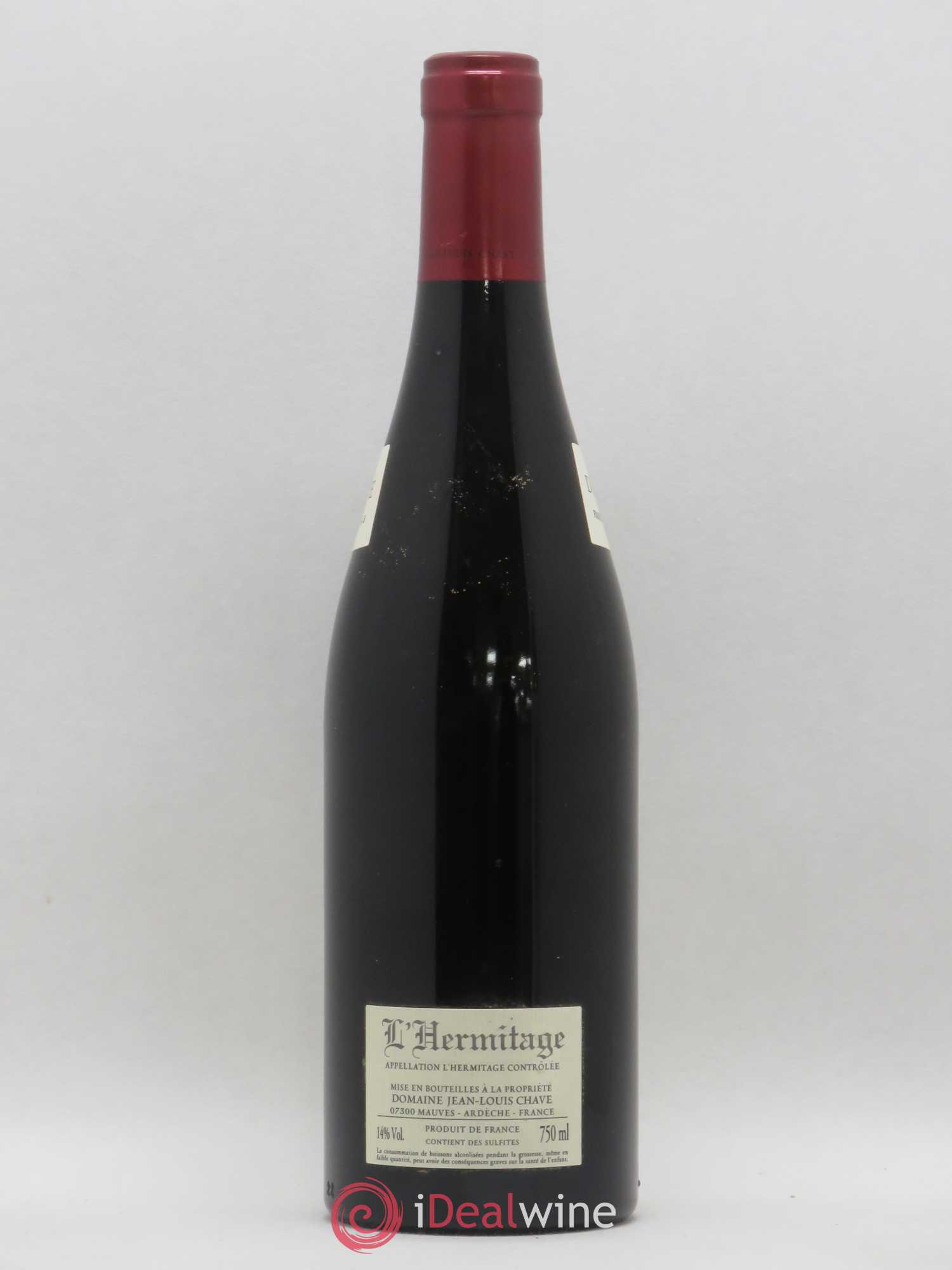 Hermitage Jean-Louis Chave (sans prix de réserve) 2012 - Lot de 1 bouteille - 1