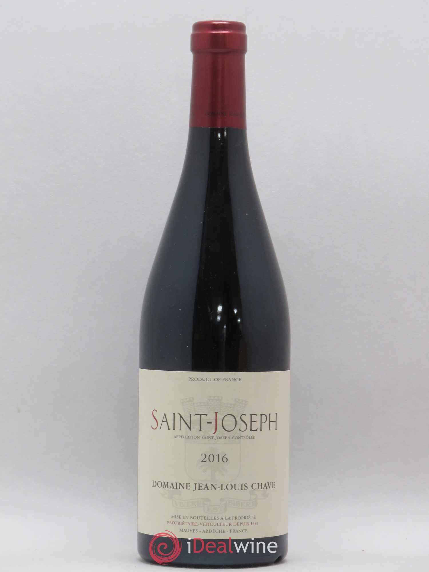 Saint-Joseph Jean-Louis Chave (sans prix de réserve) 2016 - Lot de 1 bouteille - 0