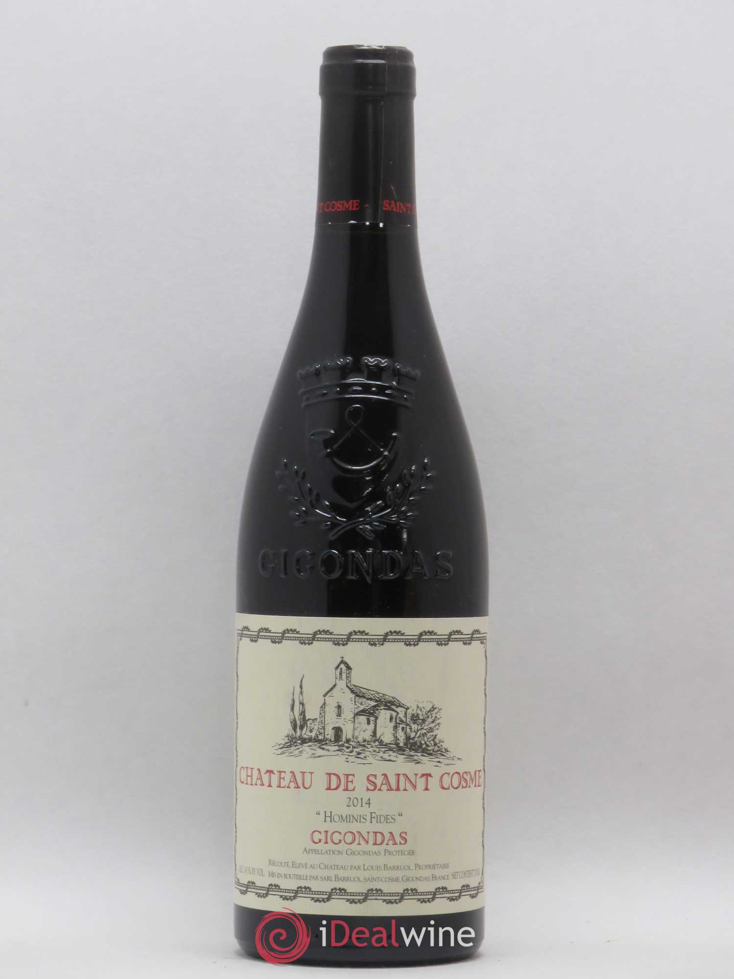 Gigondas Hominis Fides Saint Cosme (sans prix de réserve) 2014 - Lot de 1 bouteille - 0