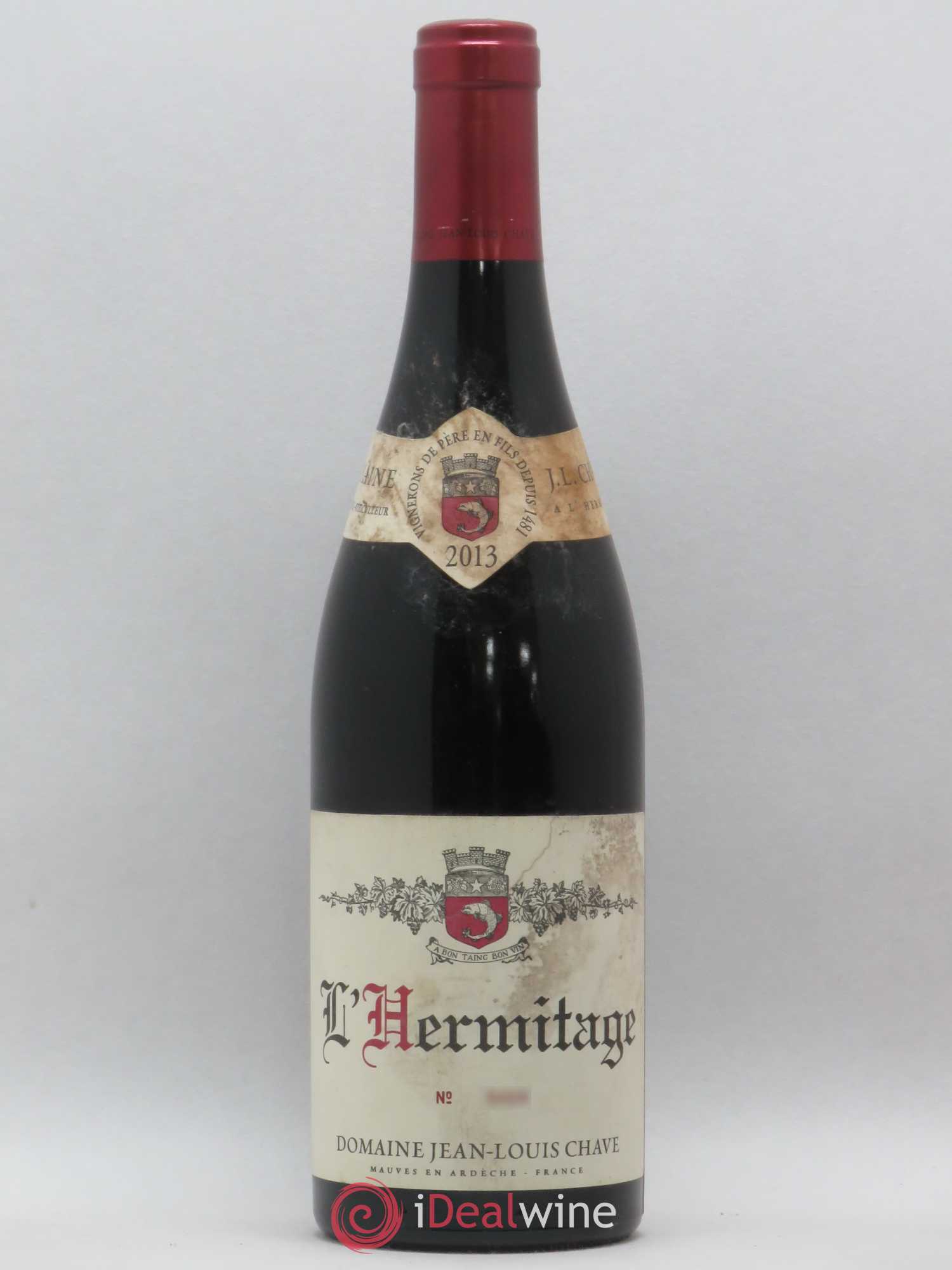 Hermitage Jean-Louis Chave (sans prix de réserve) 2013 - Lot de 1 bouteille - 0