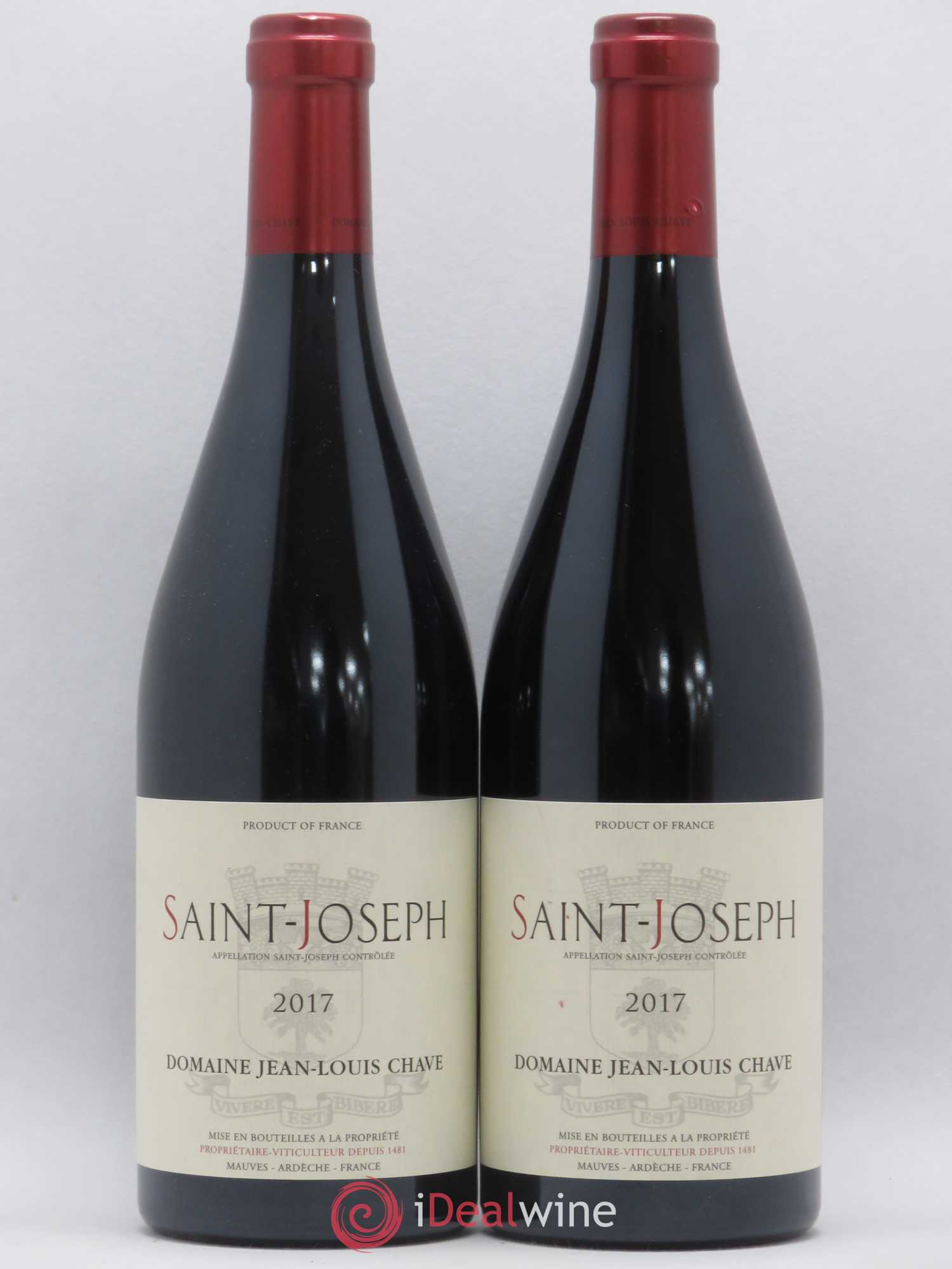 Saint-Joseph Jean-Louis Chave (sans prix de réserve) 2017 - Lot de 2 bouteilles - 0
