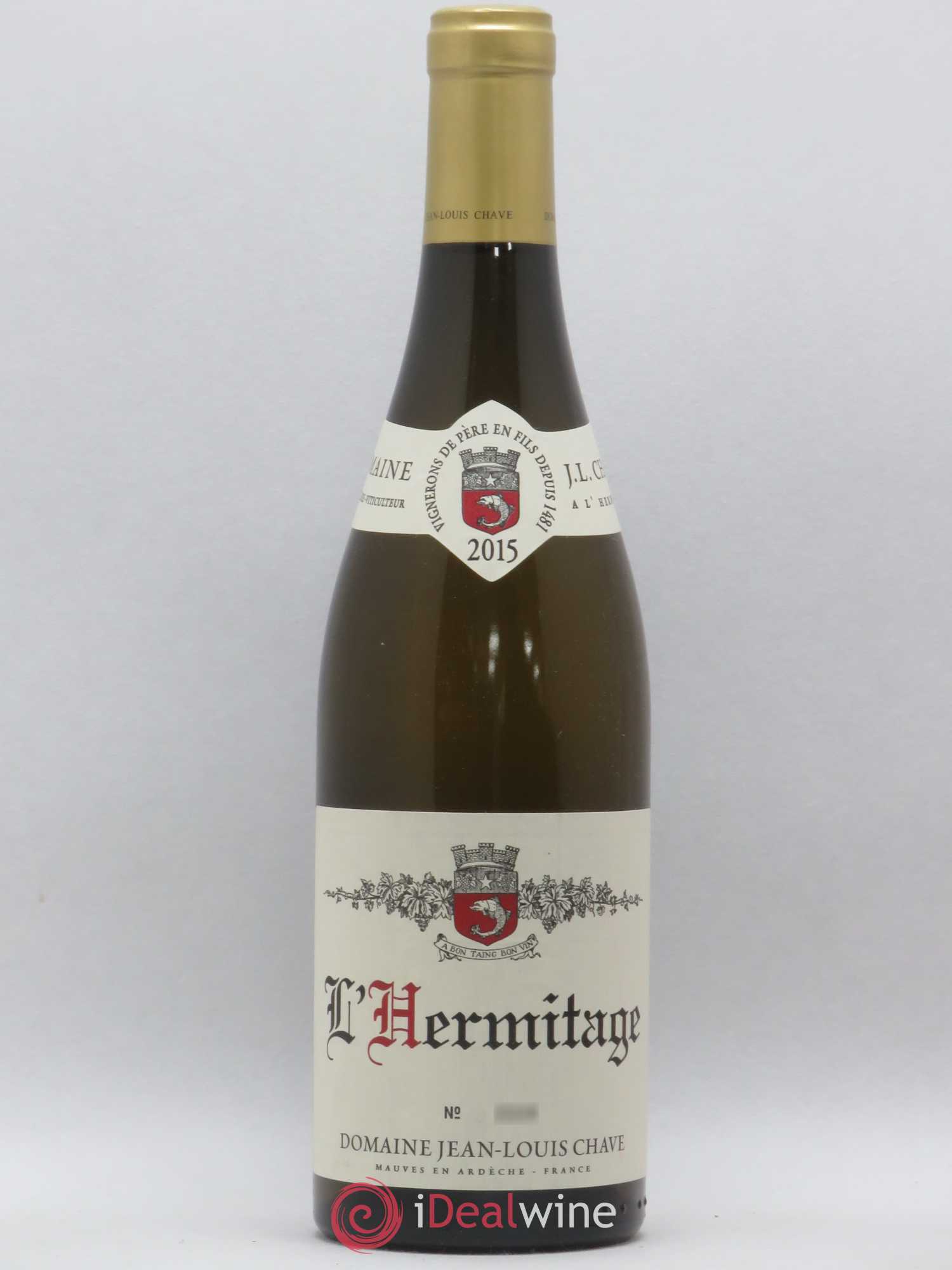 Hermitage Jean-Louis Chave (senza prezzo di riserva) 2015 - Lotto di 1 bottiglia - 0