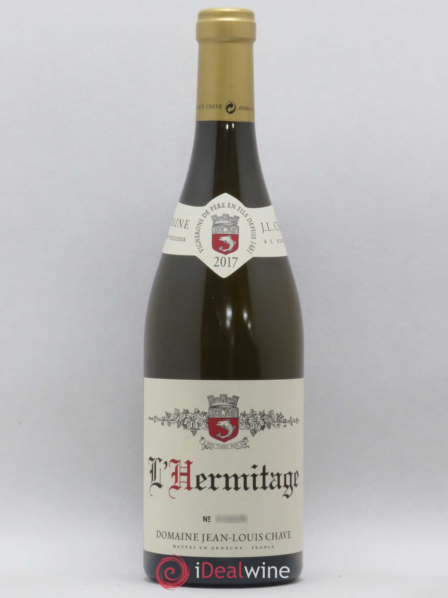 Hermitage Jean-Louis Chave (sans prix de réserve) 2017 - Lot de 1 bouteille - 0