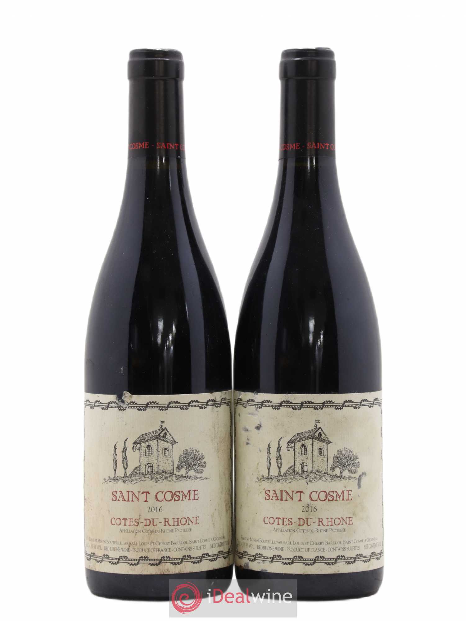Côtes-du-Rhône Saint Cosme 2016 - Lot de 2 bouteilles - 0