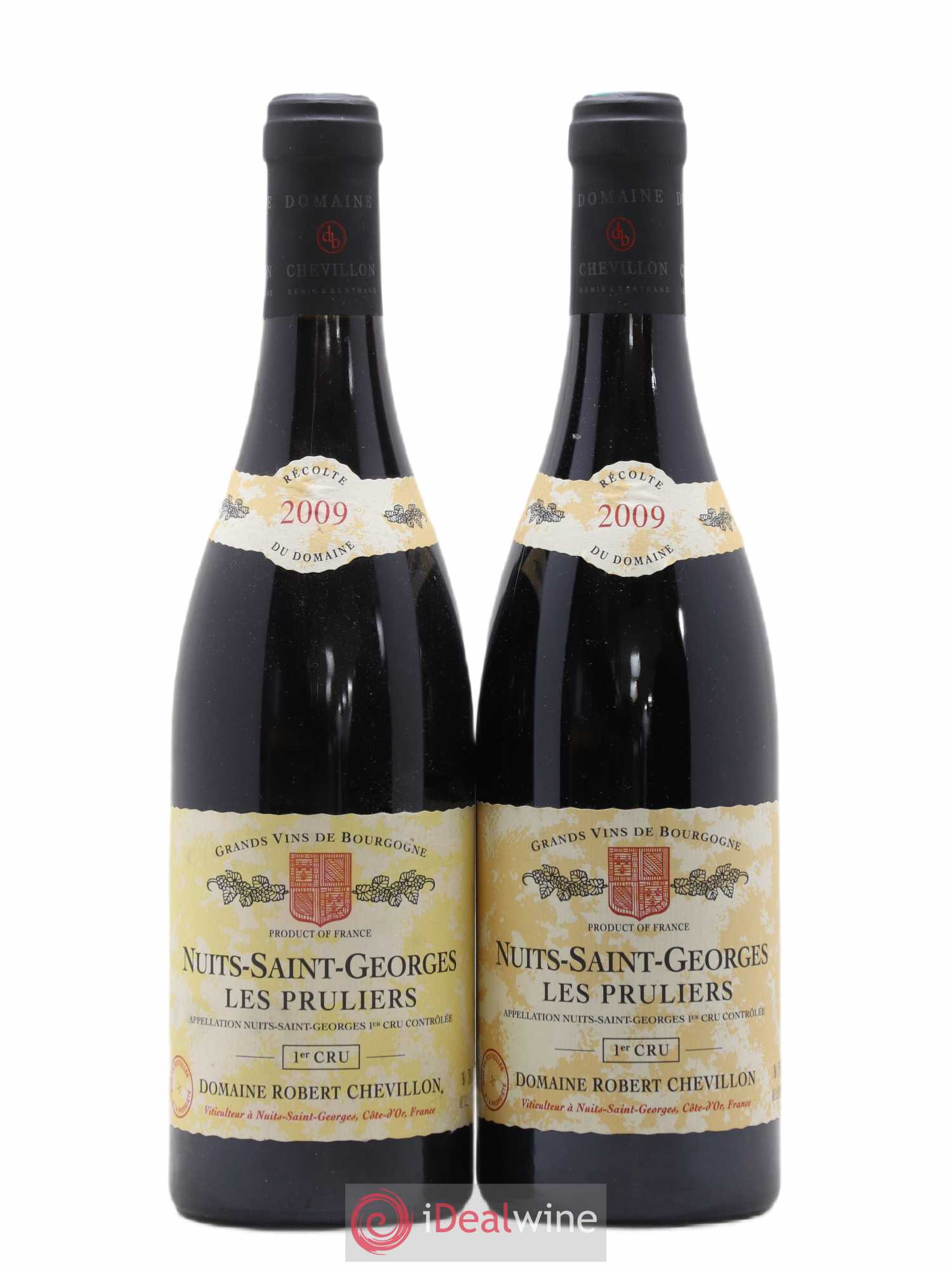 Nuits-Saint-Georges 1er Cru Les Pruliers Robert Chevillon 2009 - Lot de 2 bouteilles - 0