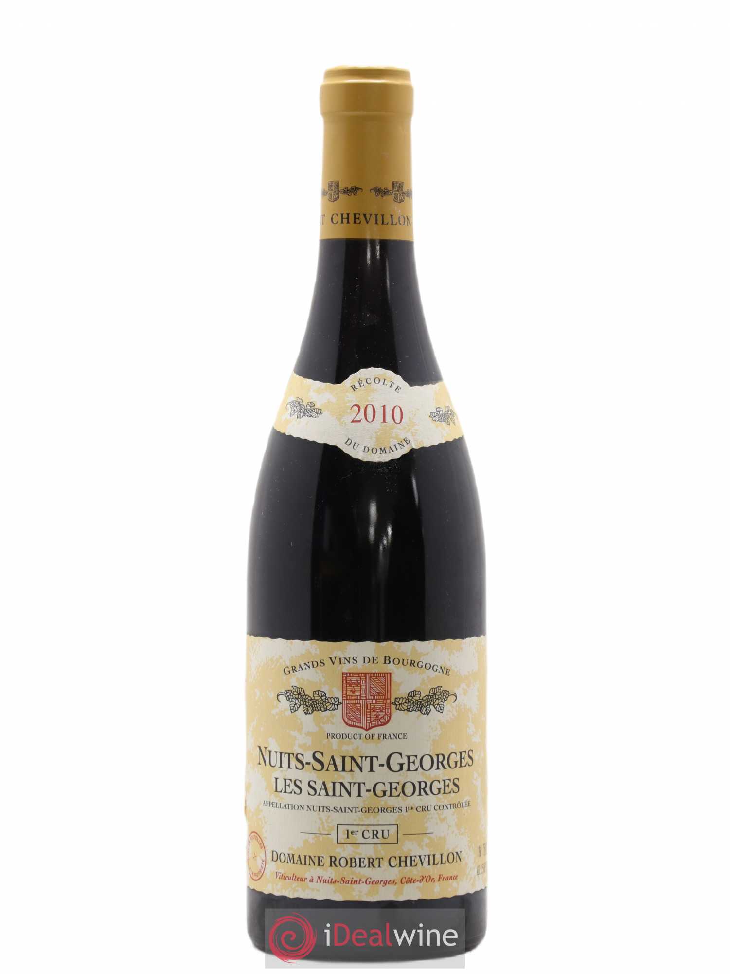 Nuits-Saint-Georges 1er Cru Les Saint Georges Robert Chevillon 2010 - Lot de 1 bouteille - 0