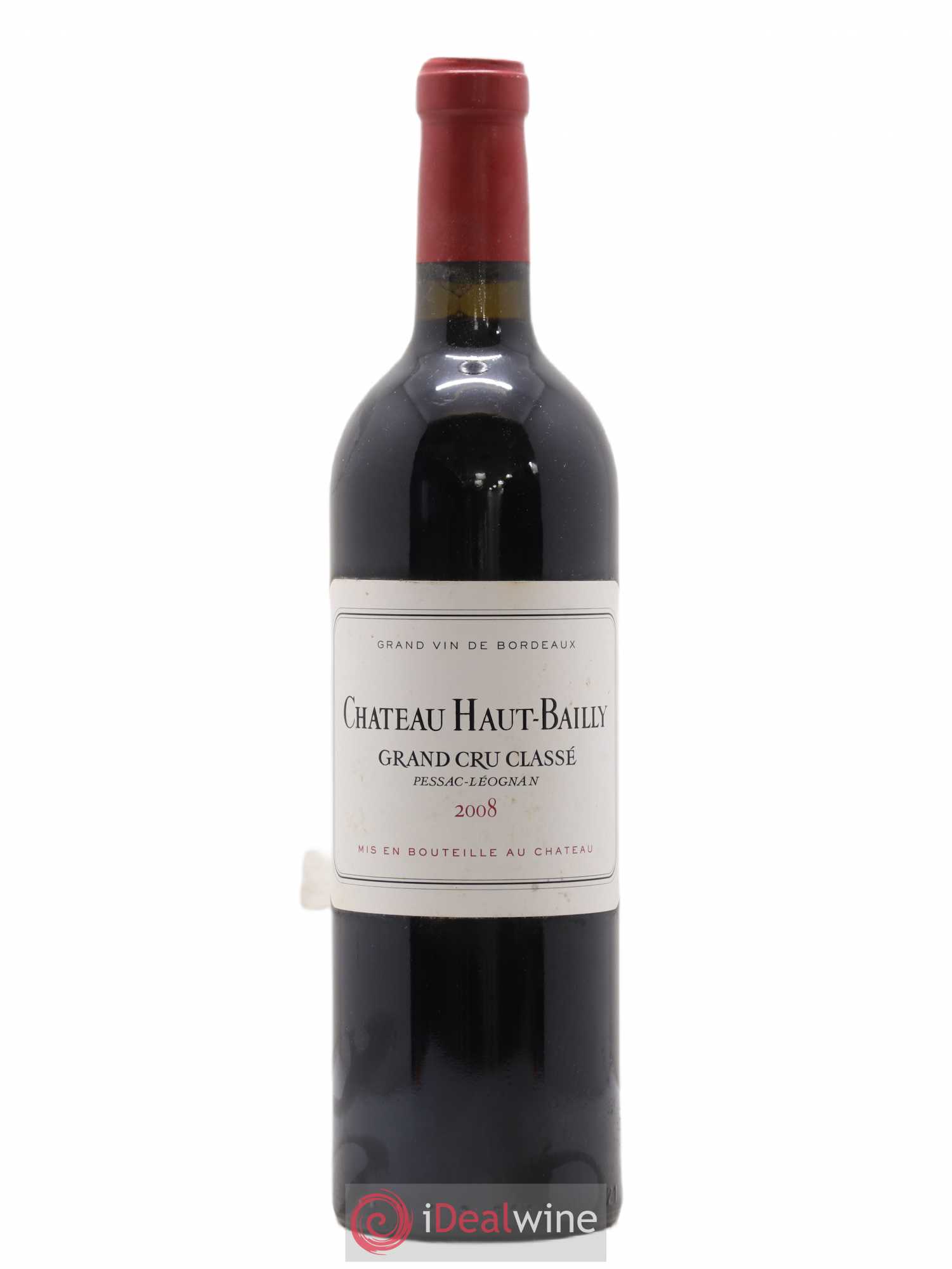 Château Haut-Bailly Cru Classé de Graves 2008 - Lot de 1 bouteille - 0