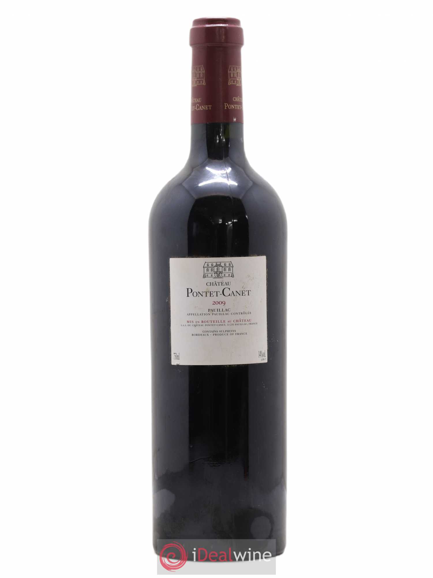 Château Pontet Canet 5ème Grand Cru Classé 2009 - Lot de 1 bouteille - 1