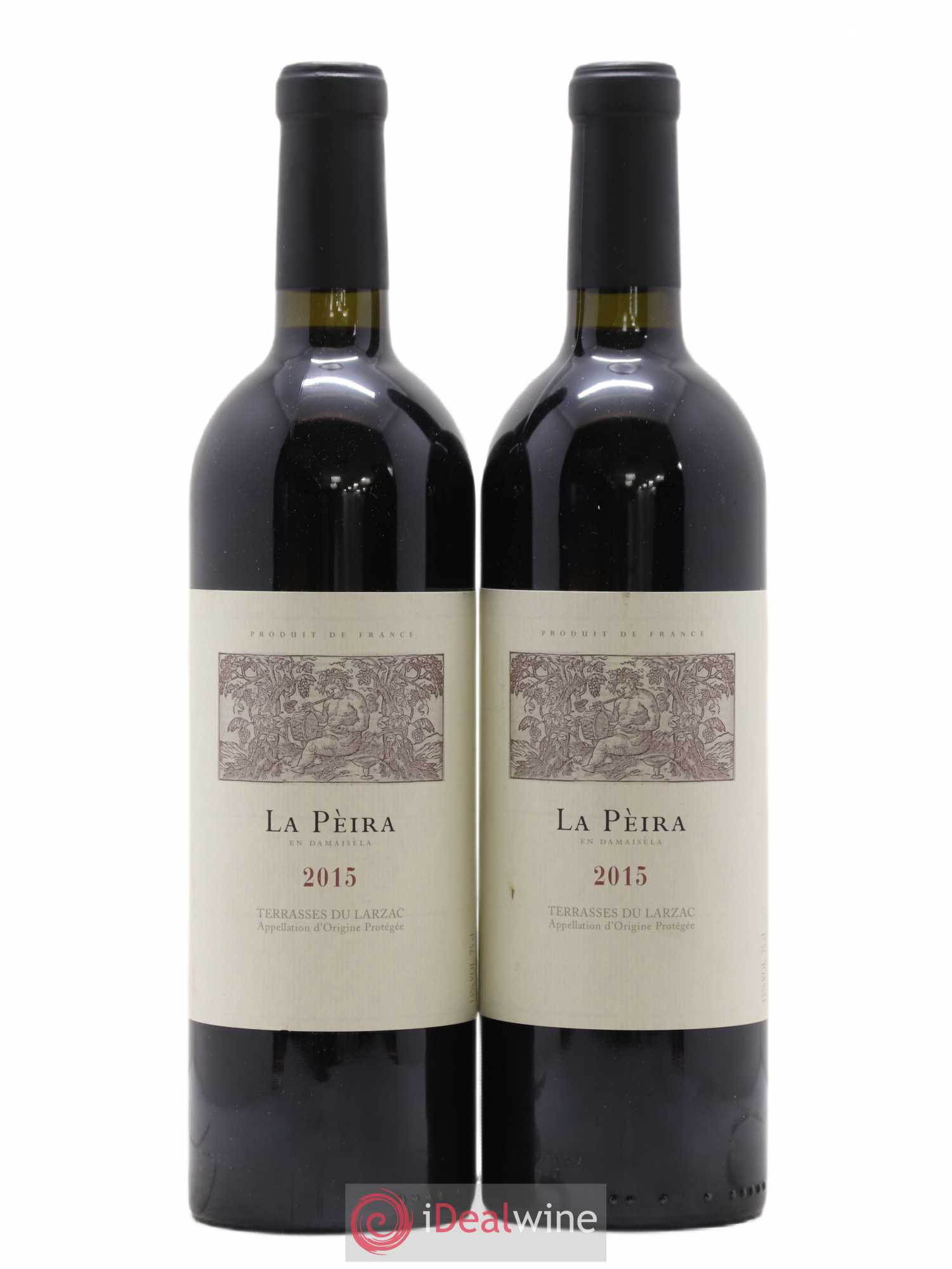 Terrasses du Larzac Domaine de La Pèira en Damaisèla La Pèira Karine Ahton et Robert Dougan 2015 - Lot de 2 bouteilles - 0
