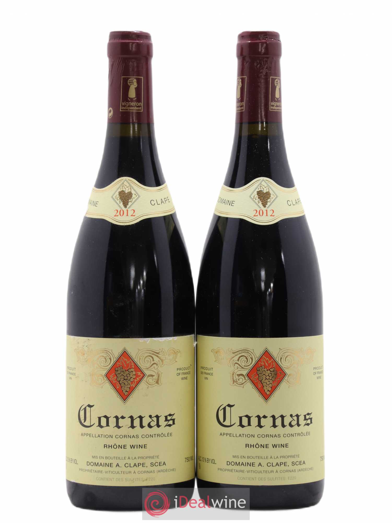 Cornas Auguste Clape 2012 - Lot de 2 bouteilles - 0