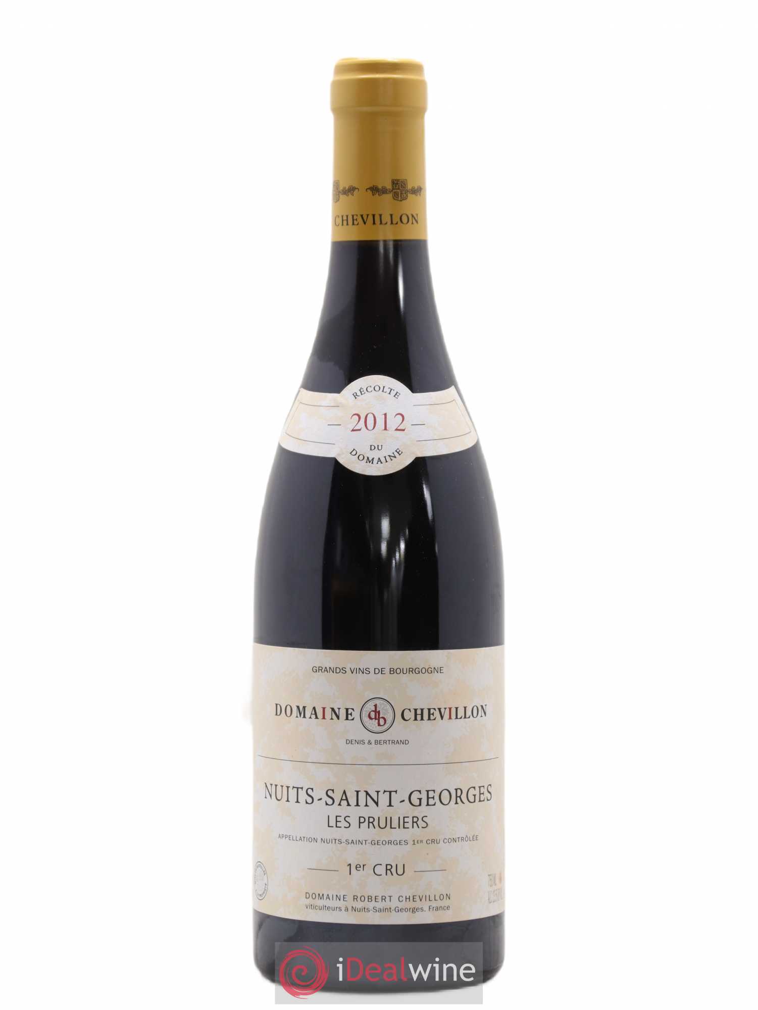 Nuits-Saint-Georges 1er Cru Les Pruliers Robert Chevillon 2012 - Lot de 1 bouteille - 0