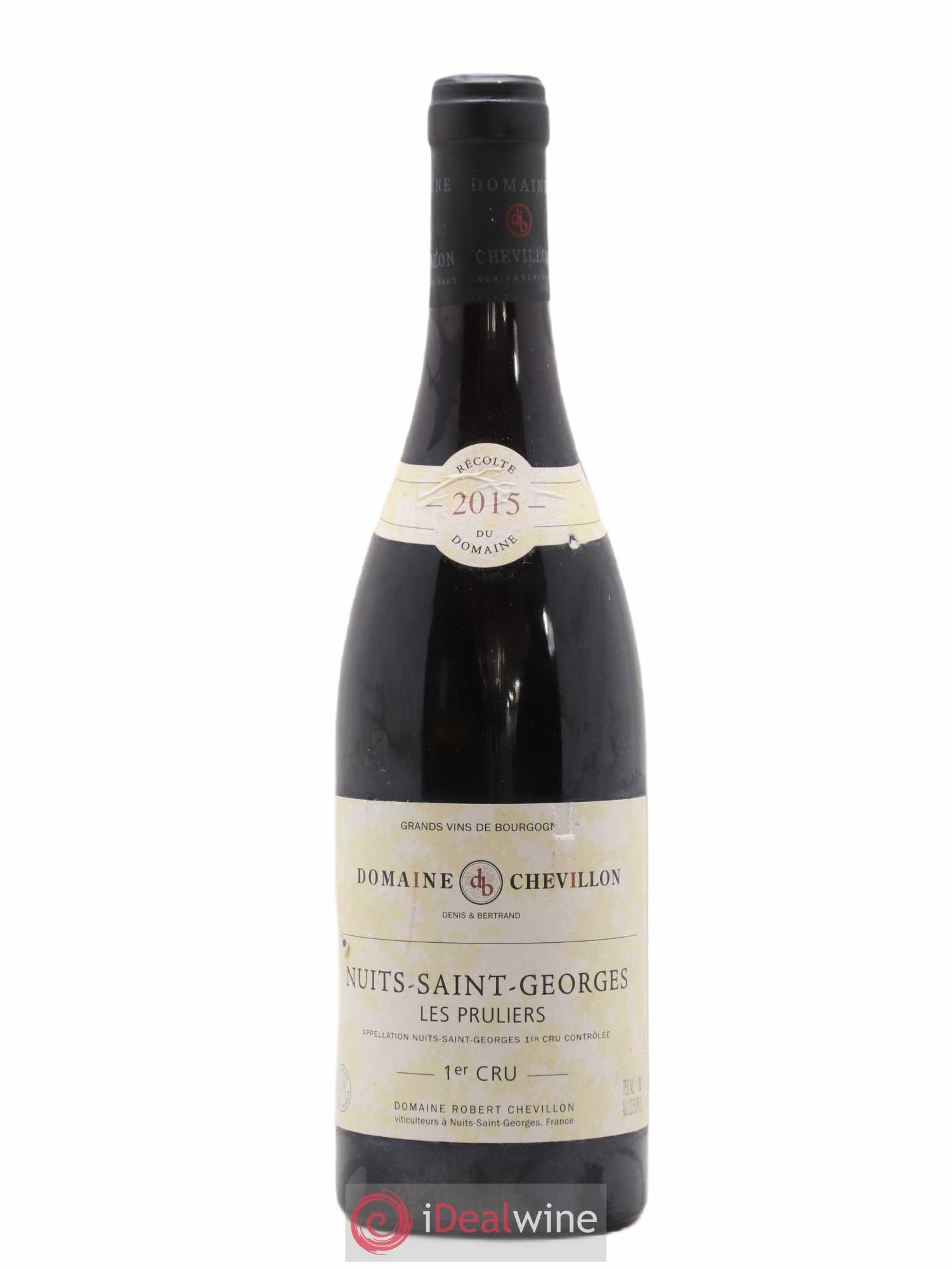 Nuits-Saint-Georges 1er Cru Les Pruliers Robert Chevillon 2015 - Lot de 1 bouteille - 0