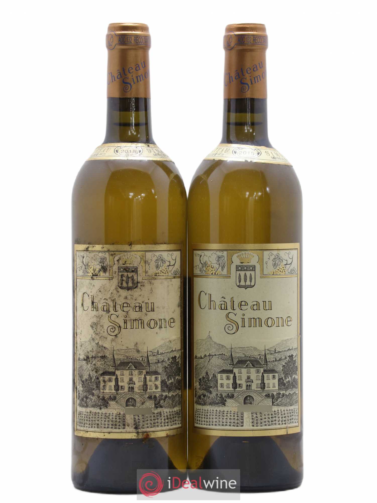 Palette Château Simone Famille Rougier 2015 - Posten von 2 Flaschen - 0