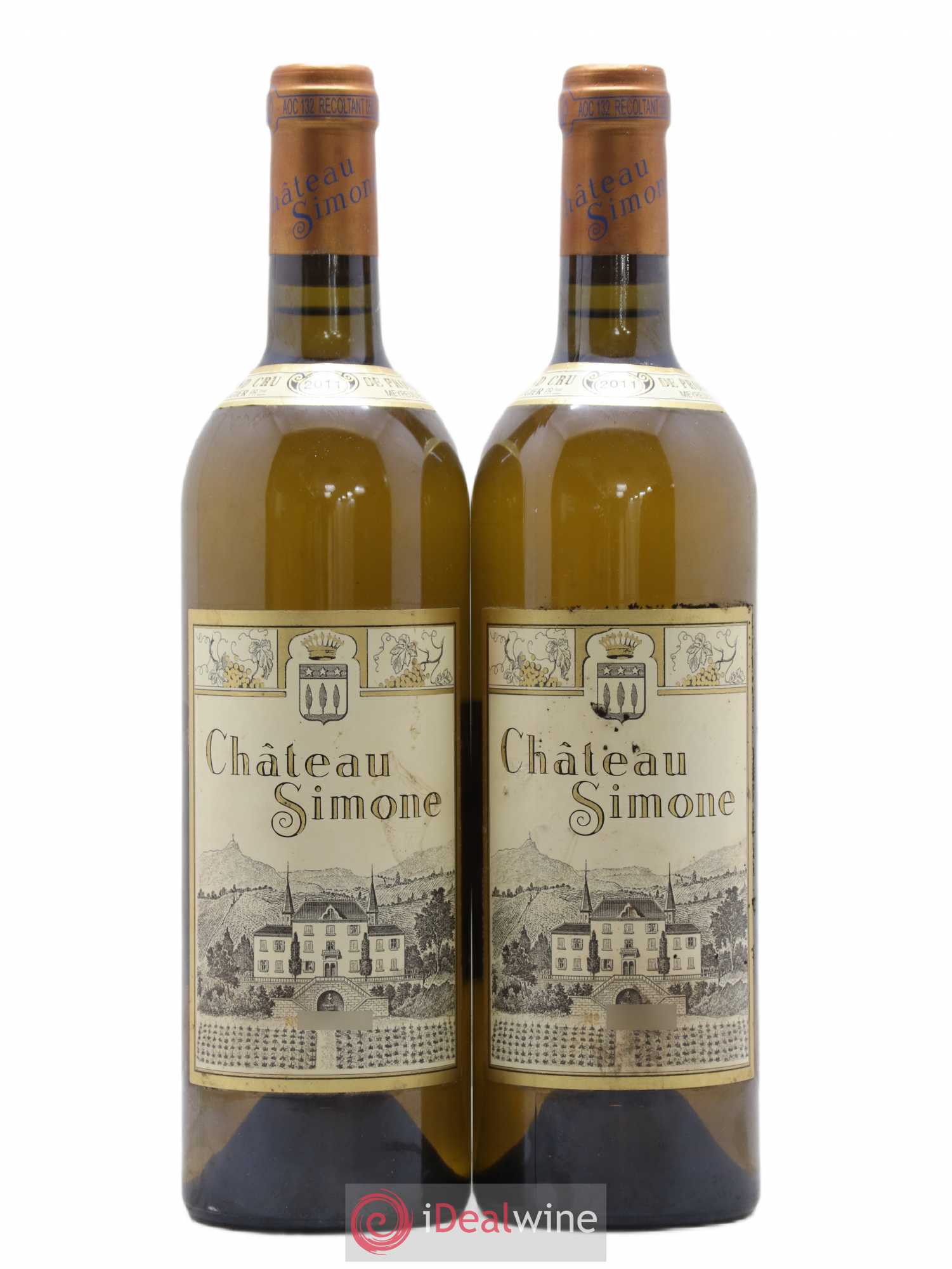 Palette Château Simone Famille Rougier 2011 - Posten von 2 Flaschen - 0