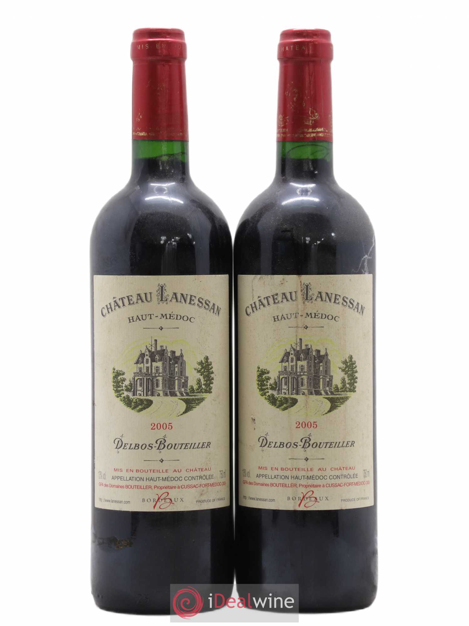 Château Lanessan Cru Bourgeois 2005 - Lot de 2 bouteilles - 0