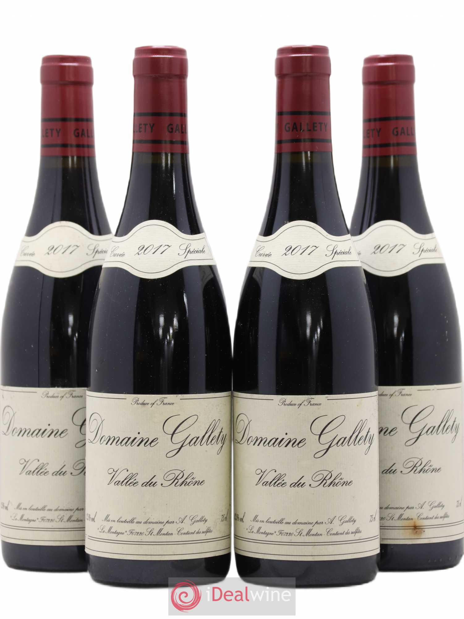 Côtes du Vivarais Gallety (Domaine) 2017 - Lot de 4 bouteilles - 0