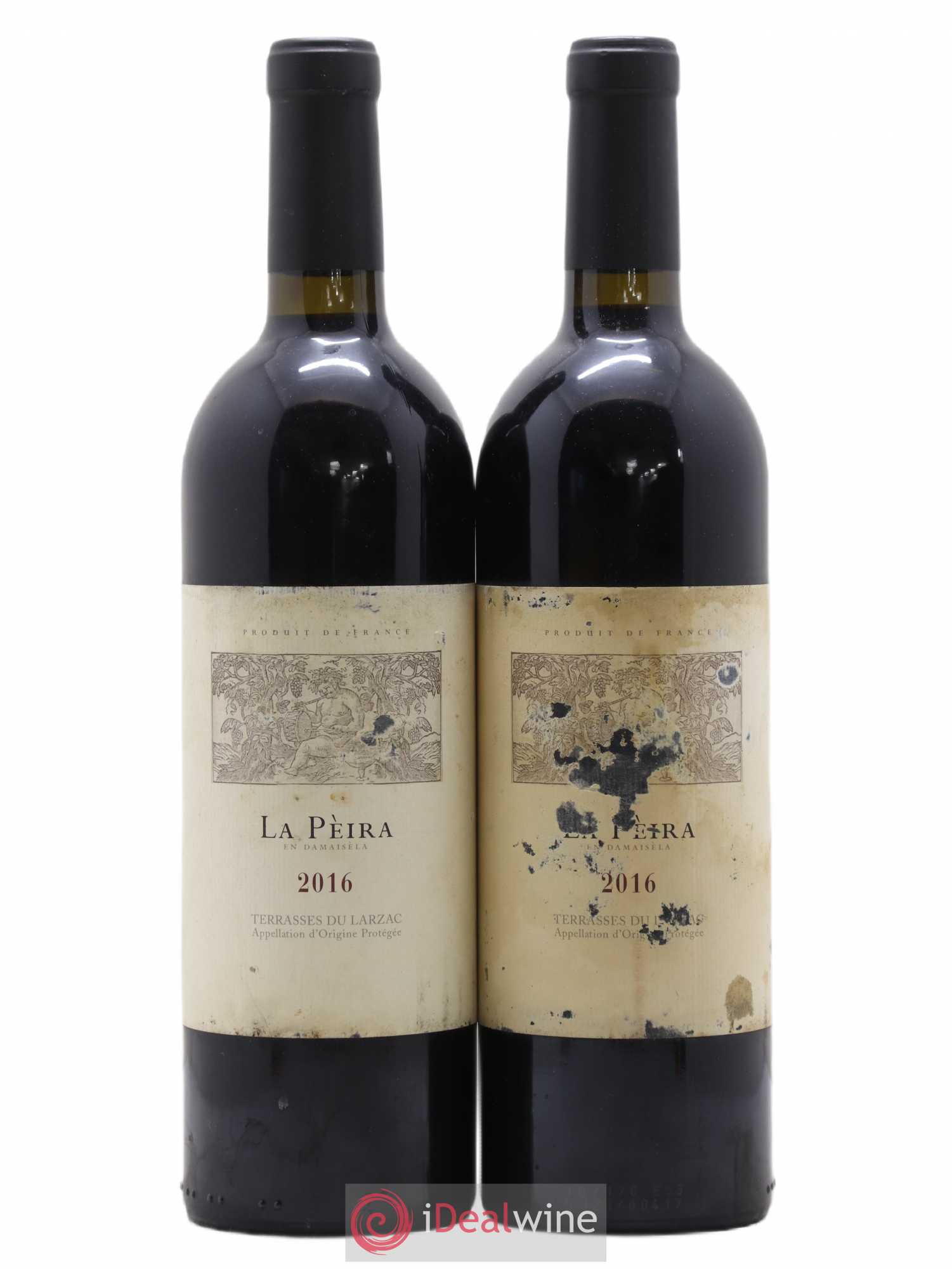 Terrasses du Larzac Domaine de La Pèira en Damaisèla La Pèira Karine Ahton et Robert Dougan 2016 - Lot de 2 bouteilles - 0