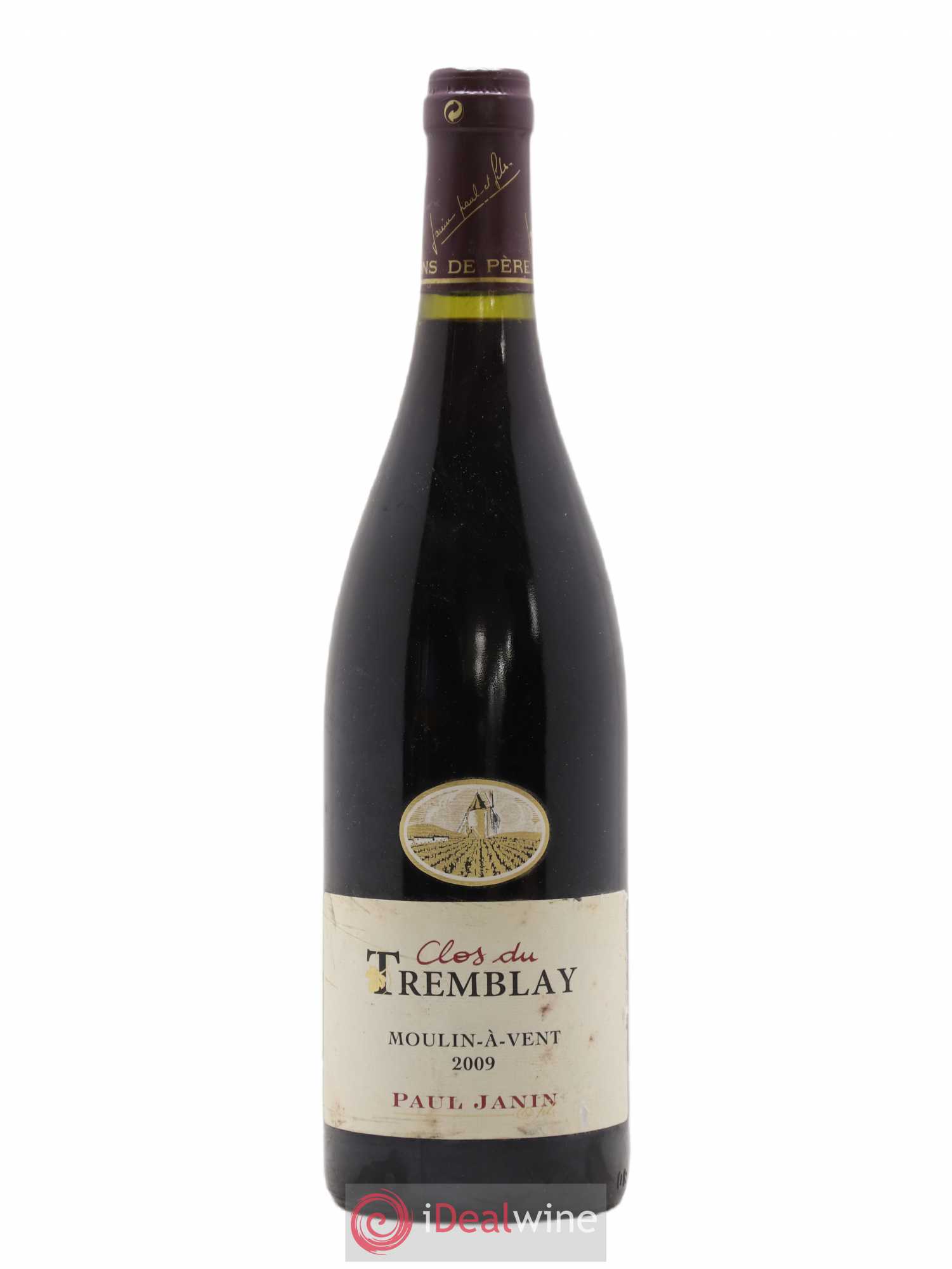 Moulin-à-Vent Clos du Tremblay Paul Janin (Domaine) 2009 - Lot de 1 bouteille - 0