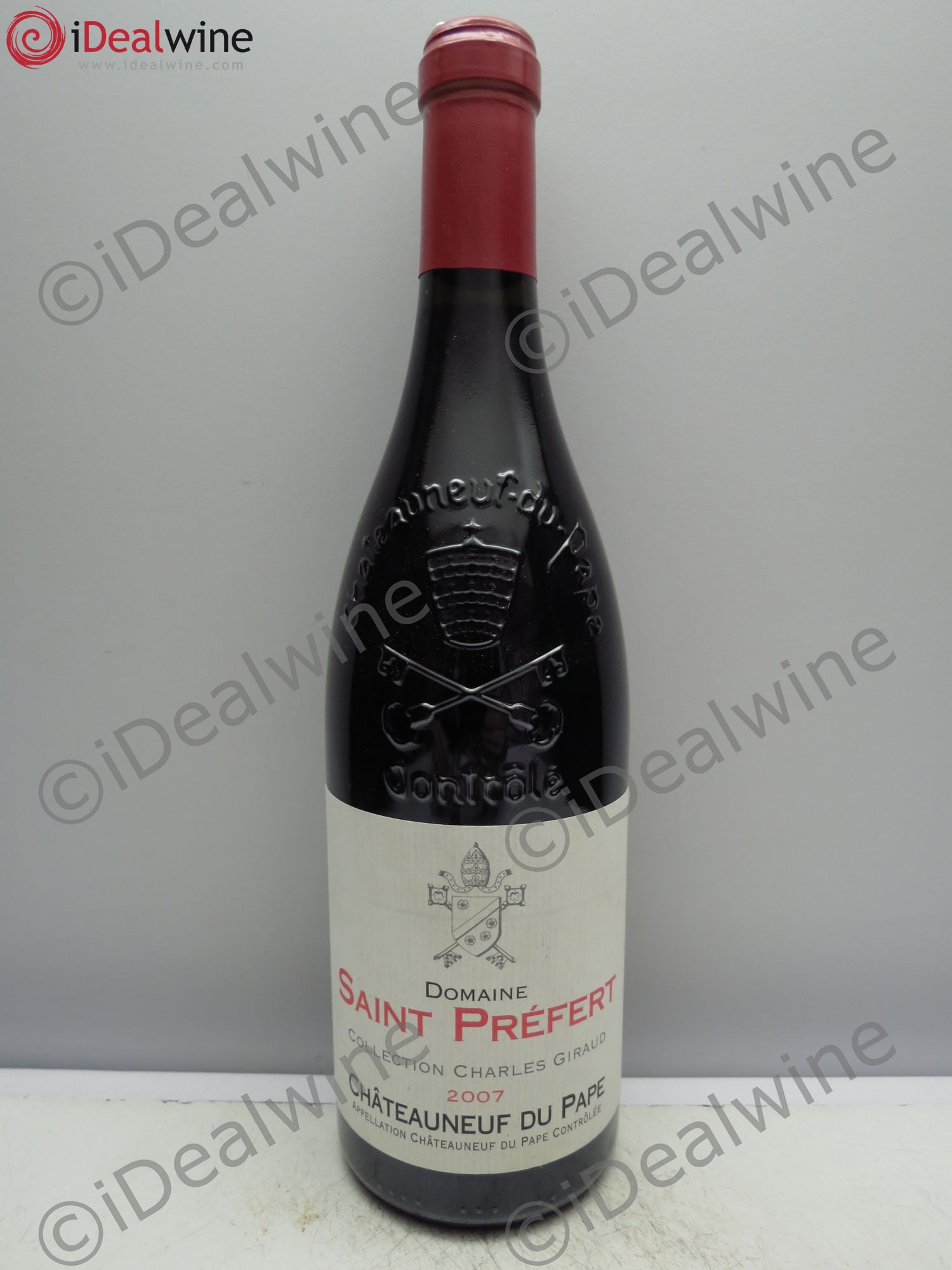 Châteauneuf-du-Pape Collection Charles Giraud Domaine Saint-Préfert (sans prix de réserve / no reserve) 2007 - Posten von 1 Flasche - 0
