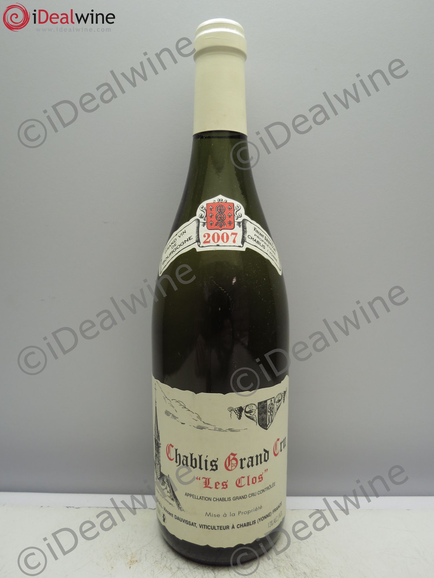 Chablis Grand Cru Les Clos Vincent Dauvissat (Domaine) (sans prix de réserve / no reserve) 2007 - Posten von 1 Flasche - 0