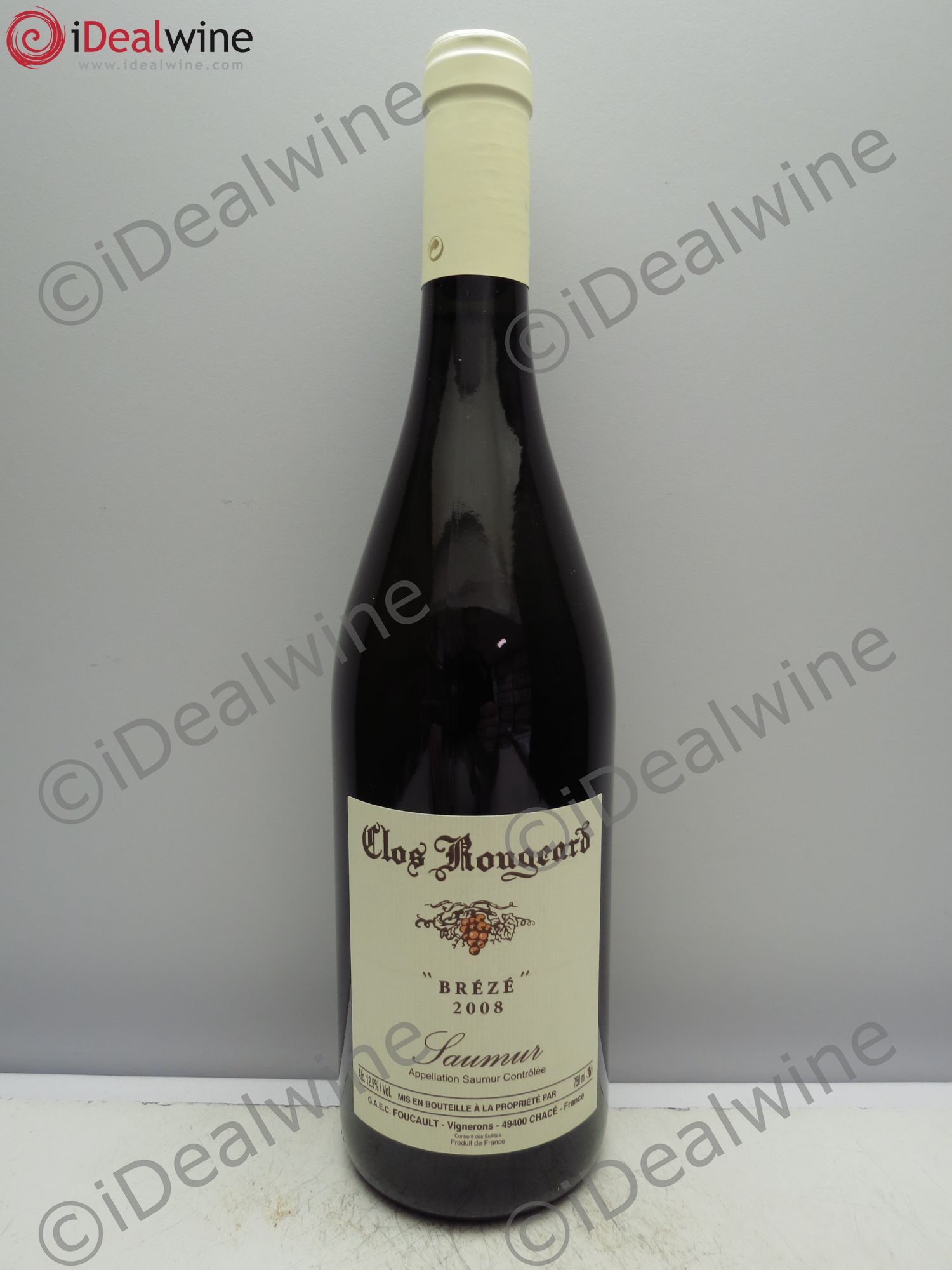 Saumur Brézé Clos Rougeard (sans prix de réserve / no reserve) 2008 - Posten von 1 Flasche - 0