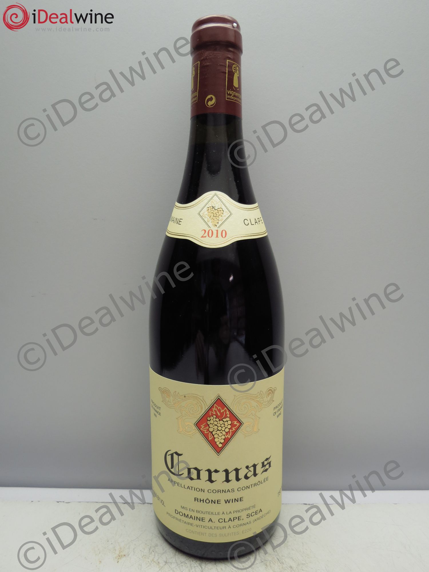 Cornas Auguste Clape (sans prix de réserve / no reserve) 2010 - Posten von 1 Flasche - 0