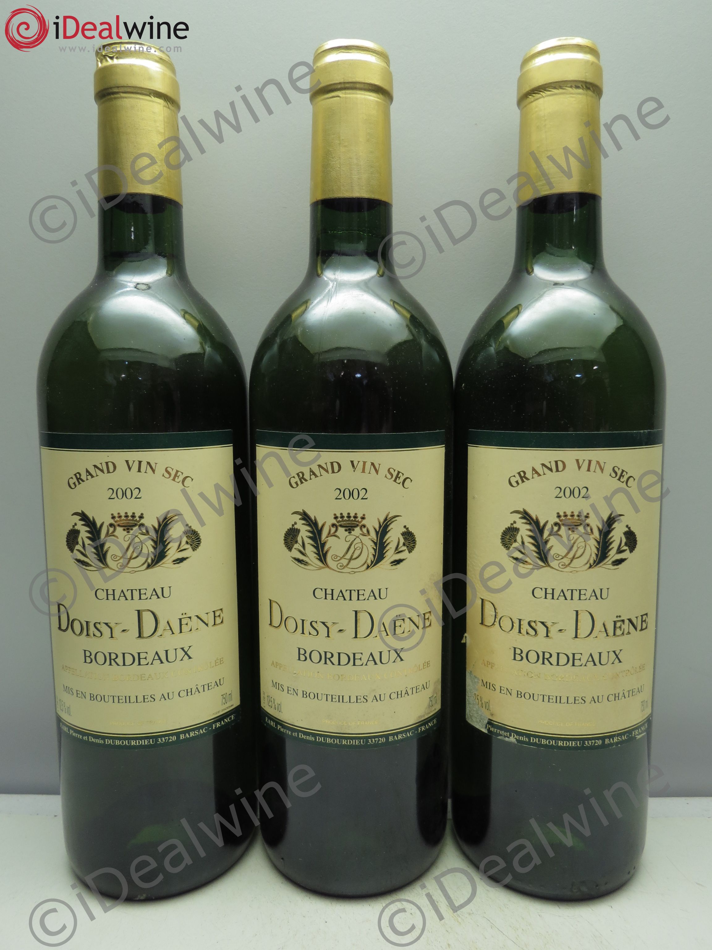 Bordeaux Château Doisy Daëne (sec) 2002 - Posten von 3 Flaschen - 0