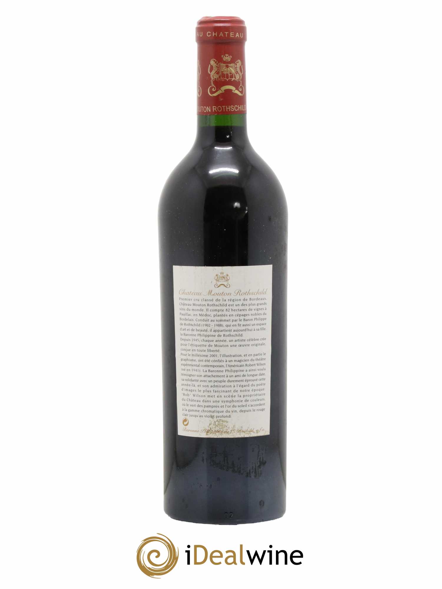 Château Mouton Rothschild 1er Grand Cru Classé 2001 - Lot of 1 bottle - 1