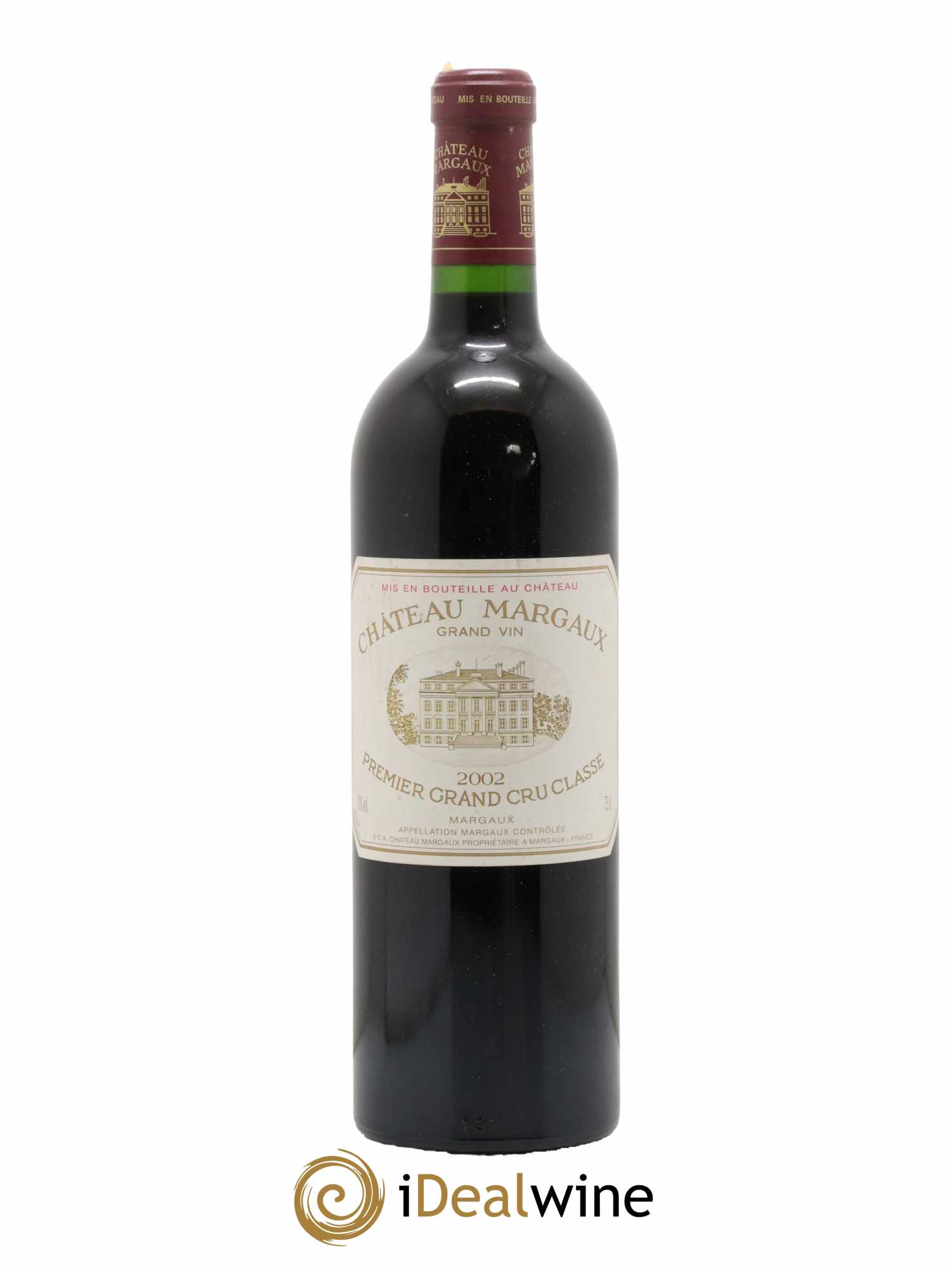 Château Margaux 1er Grand Cru Classé 2002 - Lot de 1 bouteille - 0