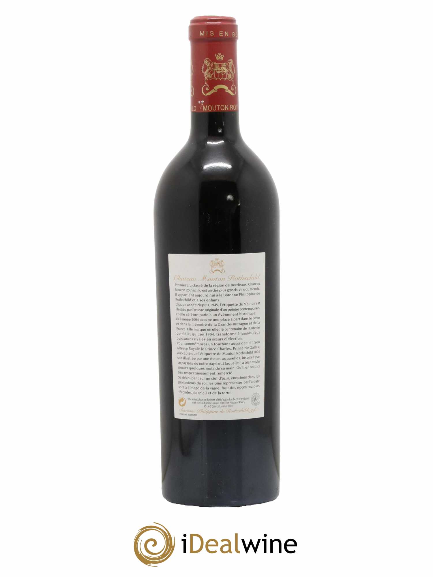 Château Mouton Rothschild 1er Grand Cru Classé 2004 - Lotto di 1 bottiglia - 1