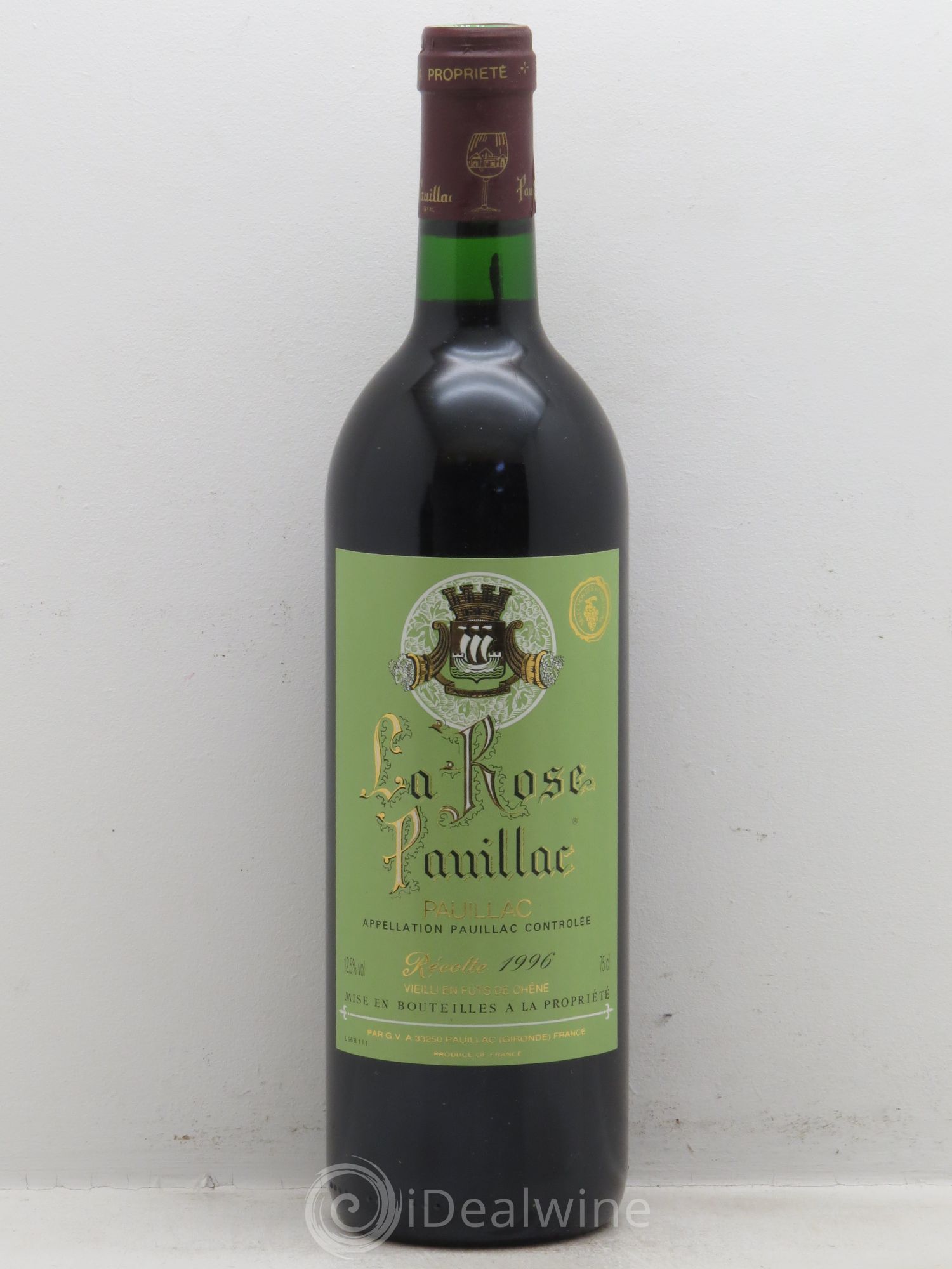 La Rose Pauillac 1996 - Lot de 6 bouteilles - 0