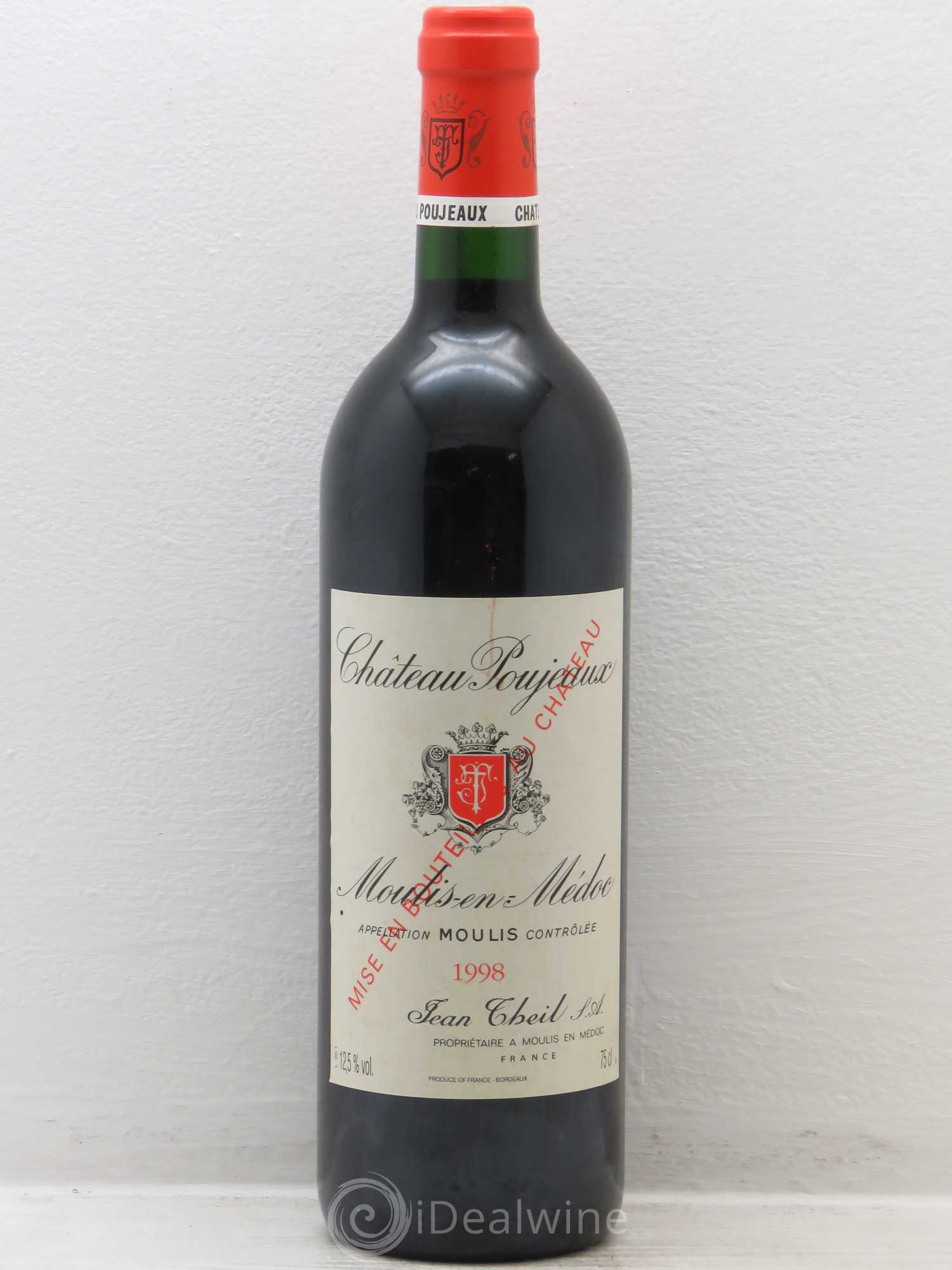 Château Poujeaux 1998 - Lot de 6 bouteilles - 0