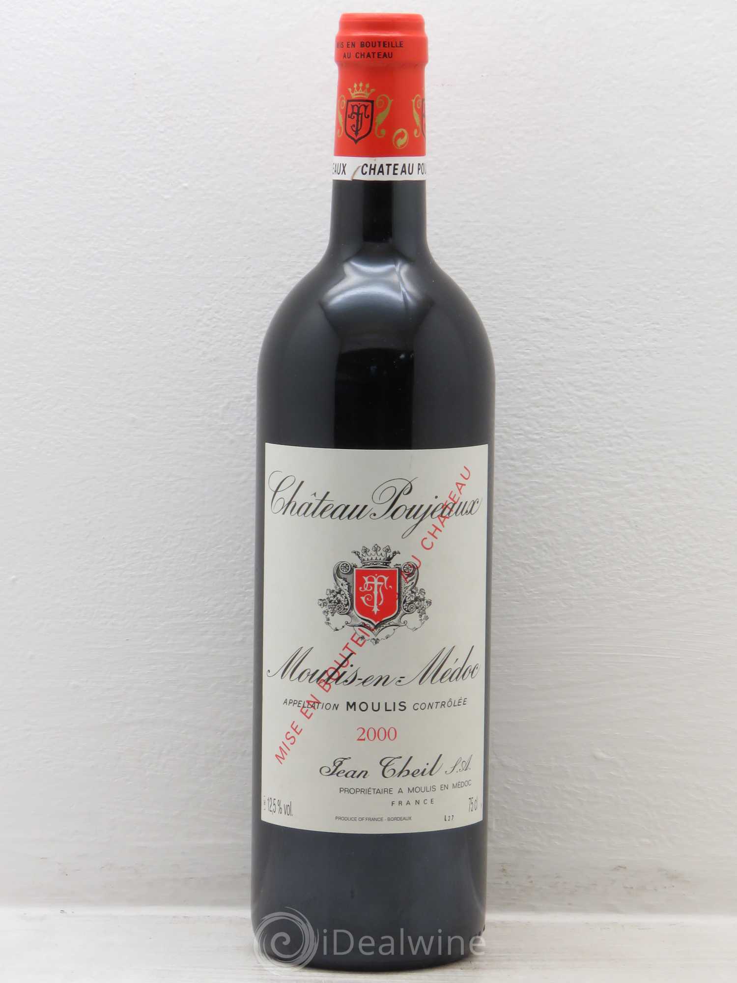 Château Poujeaux 2000 - Lot de 6 bouteilles - 0