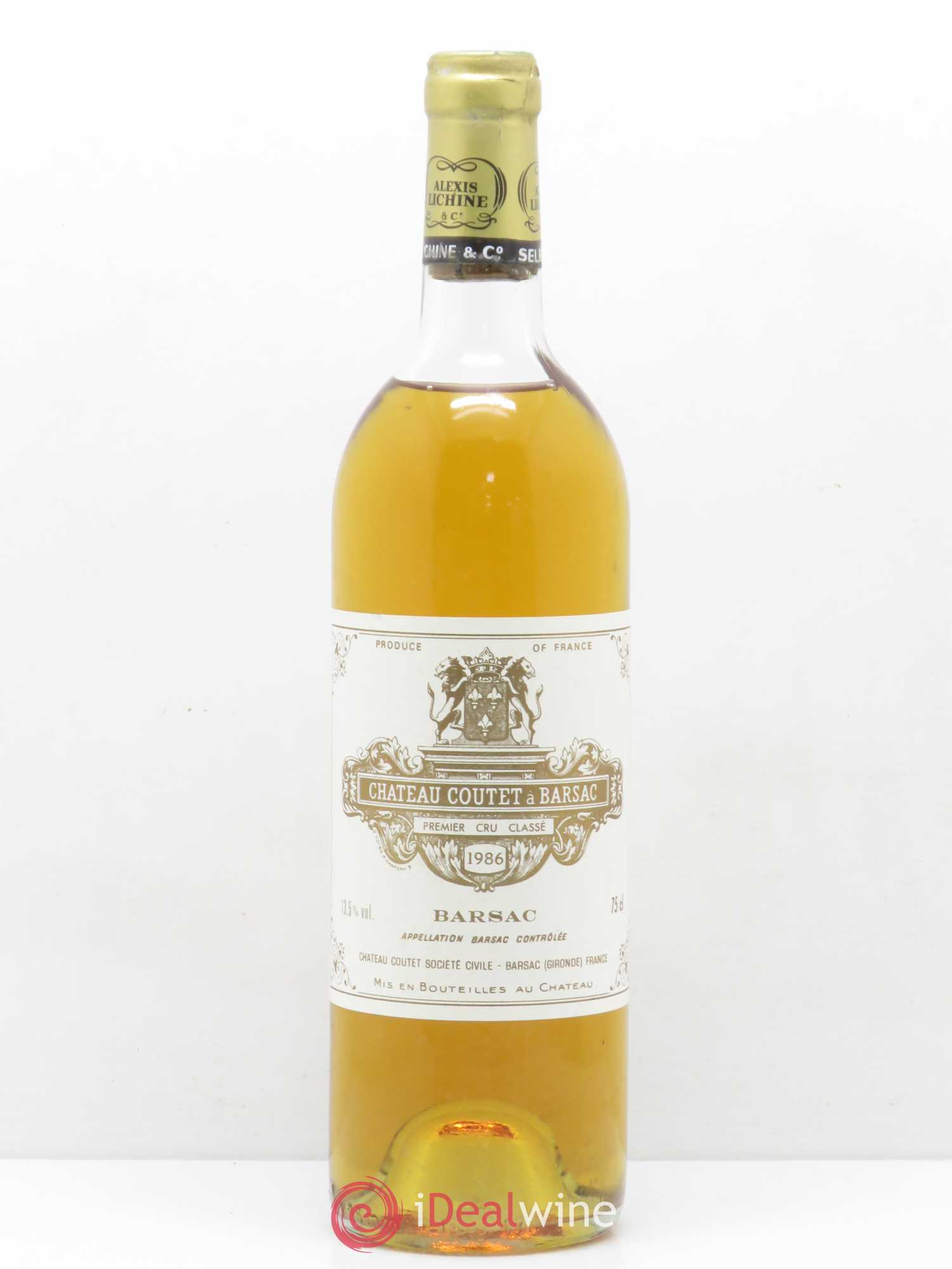 Château Coutet 1er Grand Cru Classé 1986 - Lotto di 1 bottiglia - 0