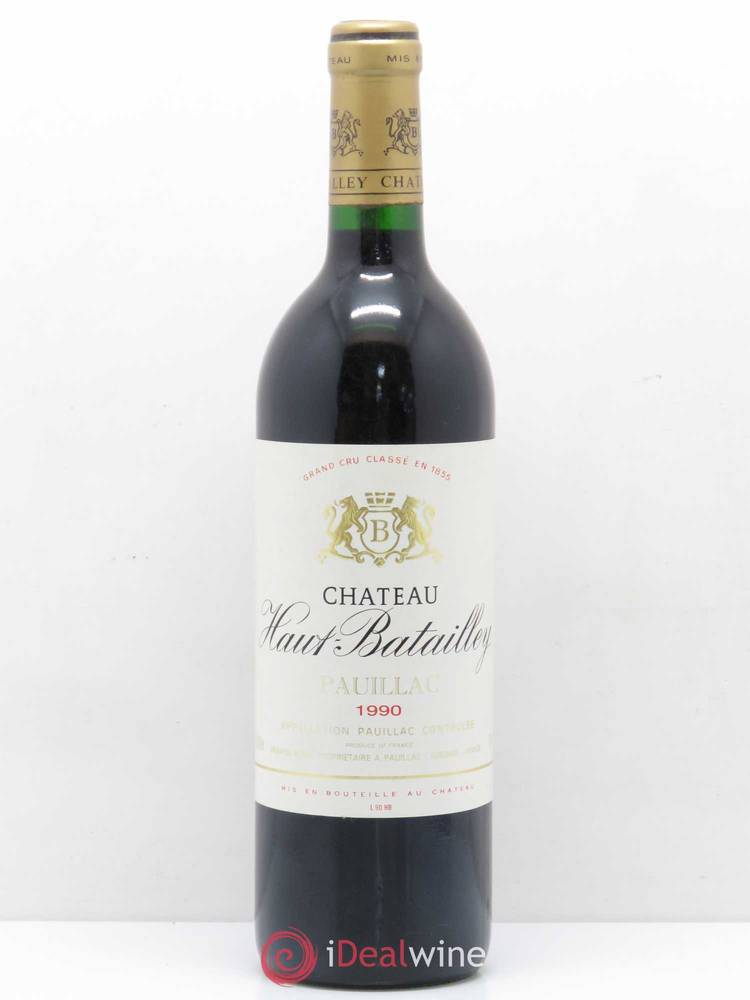 Château Haut Batailley 5ème Grand Cru Classé 1990 - Lot de 1 bouteille - 0