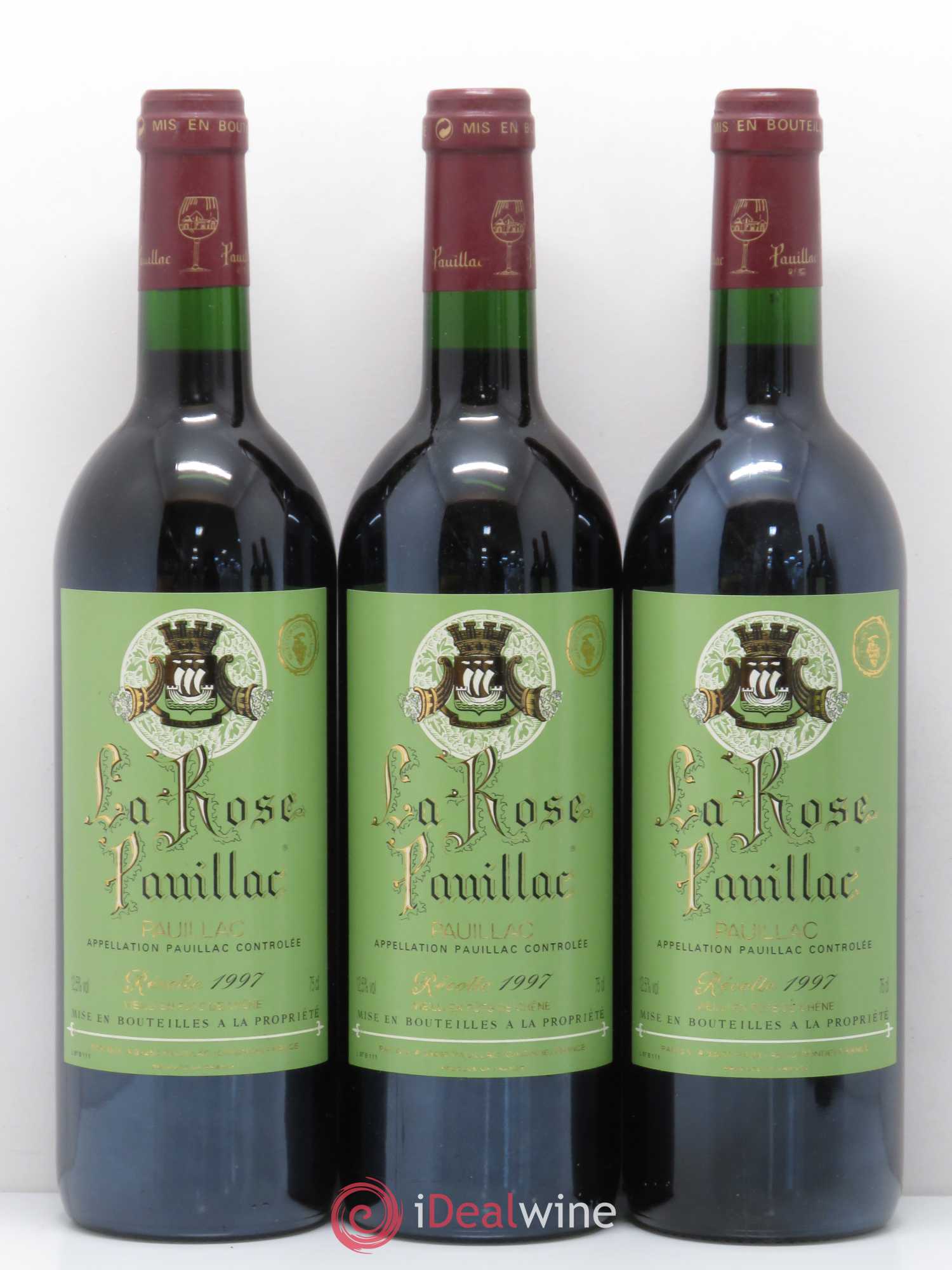 La Rose Pauillac 1997 - Lot de 5 bouteilles - 1