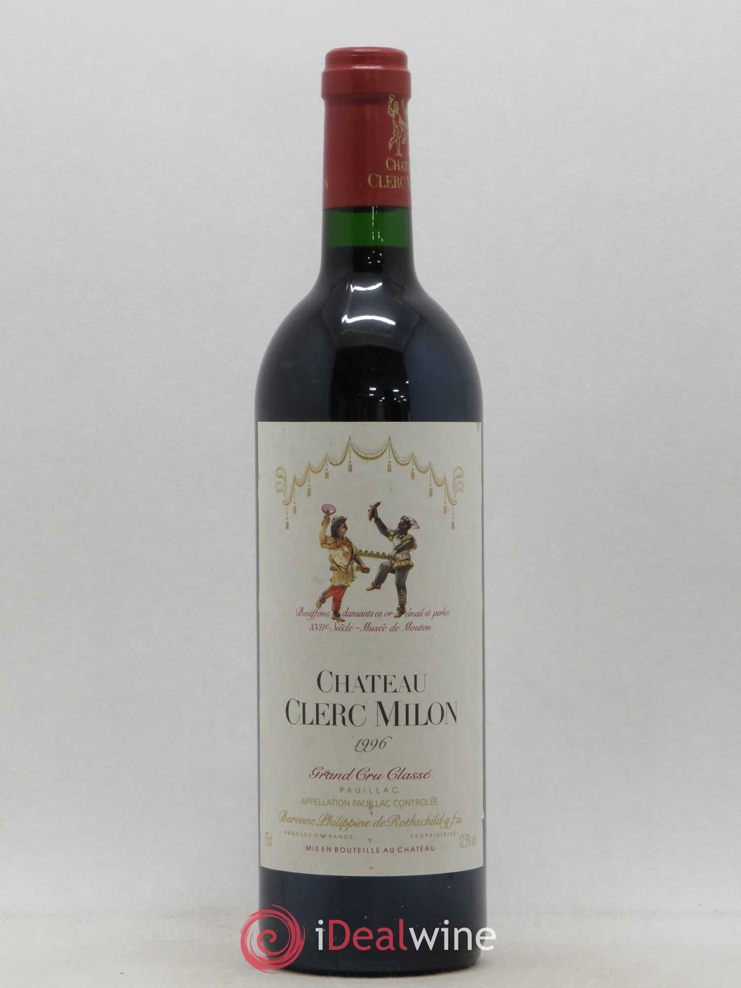 Château Clerc Milon 5ème Grand Cru Classé 1996 - Lot de 1 bouteille - 0